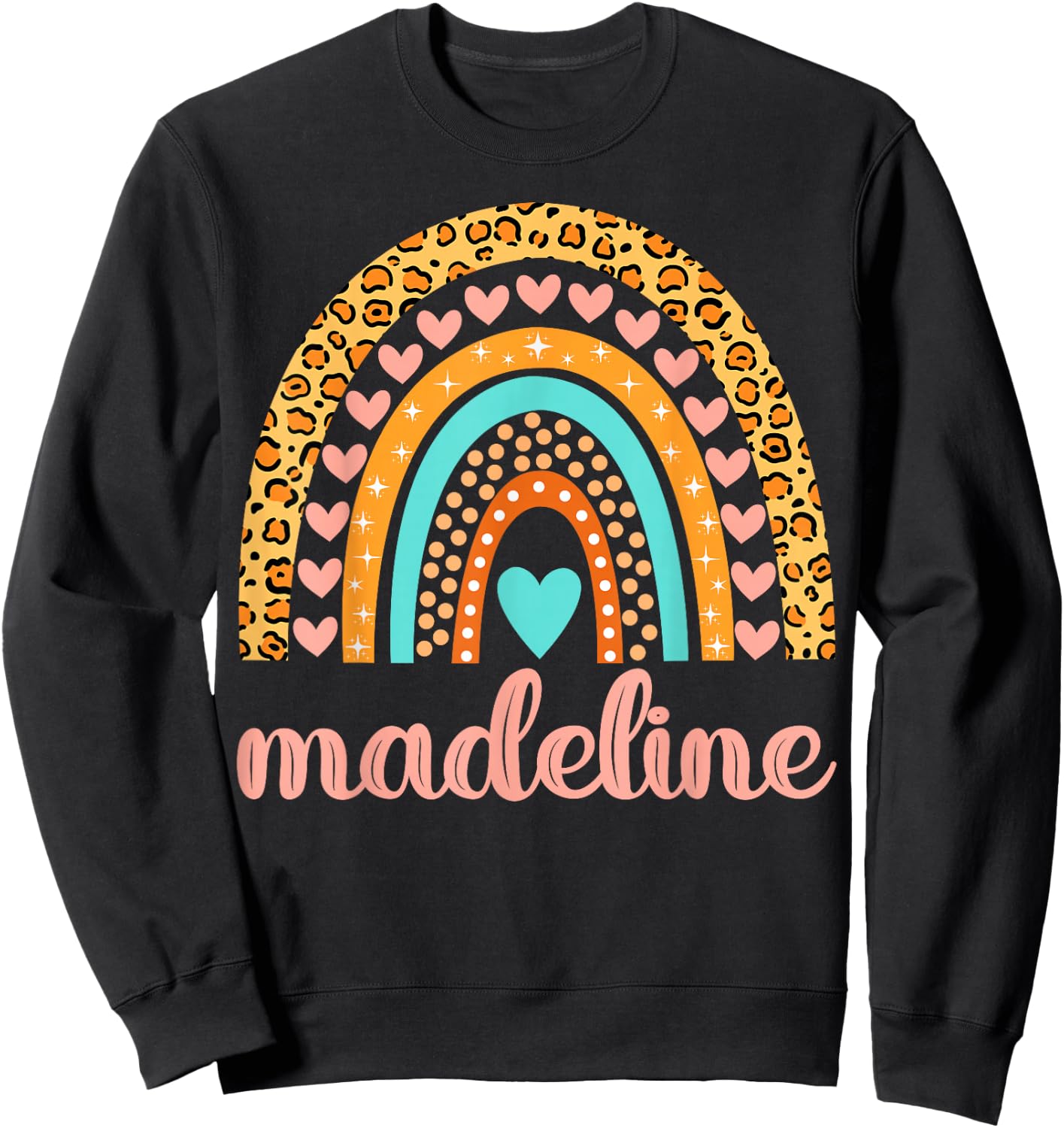 Madeline Madeline Name Birthday Shirt Gift Sweatshirt - Sweatshirt | Black
