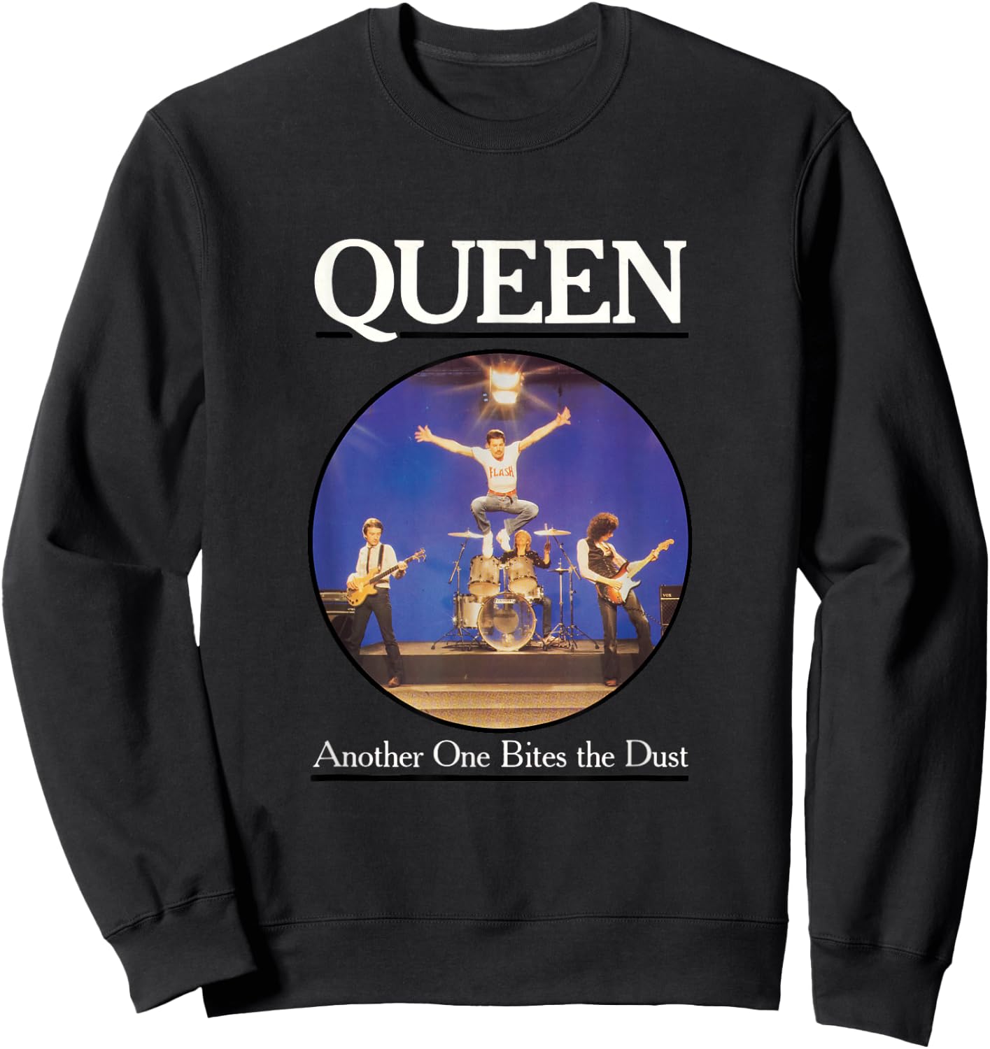 Queen Another one Bites The Dust Sweatshirt - Sweatshirt | Black