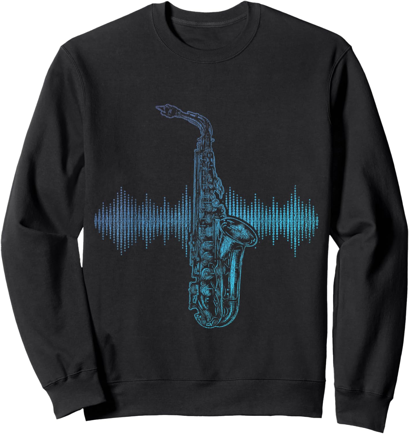 Jazz Music Saxophone Player Gift Saxophone Sweatshirt - Sweatshirt | Black