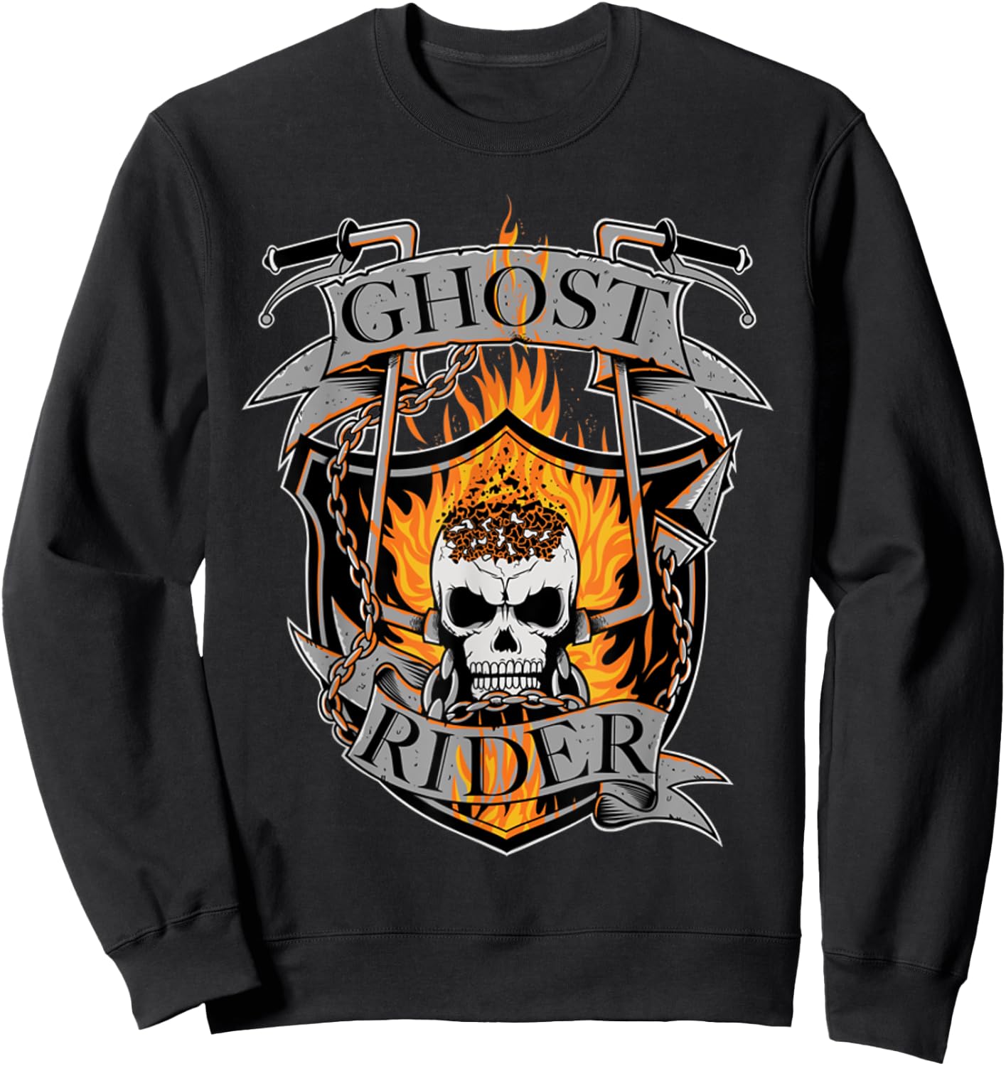 Ghost Rider - Wild Biker Sweatshirt - Sweatshirt | Black