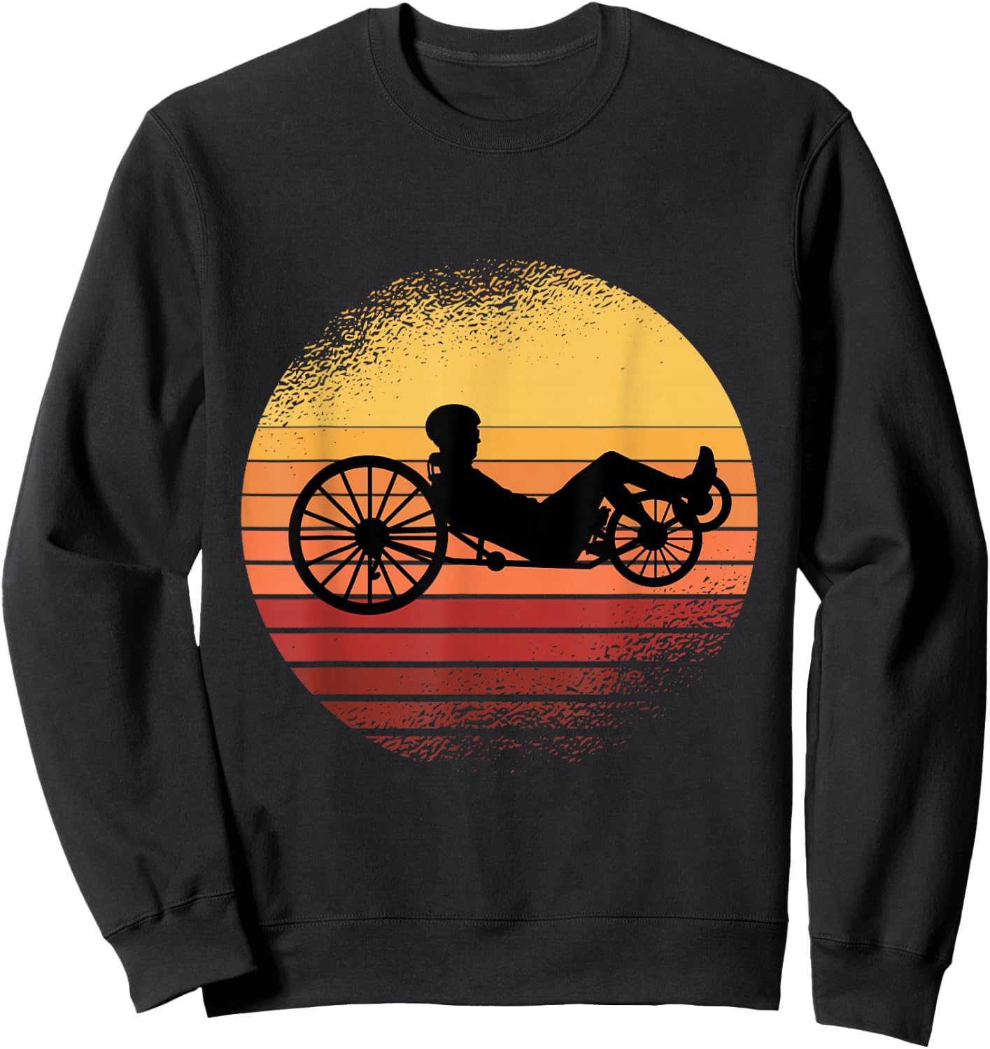 Cool Bike Sport for Recumbent Bikers Sweatshirt - Sweatshirt | Black
