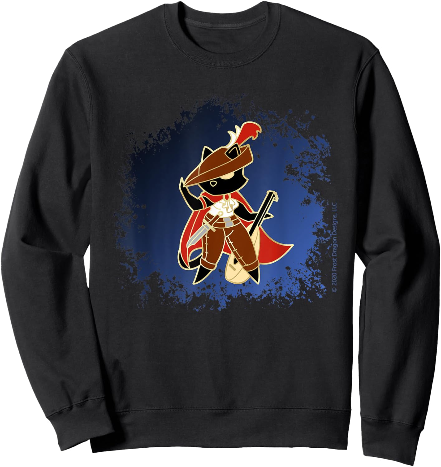 Black Cat Bard Men Women Sweatshirt - Sweatshirt | Black