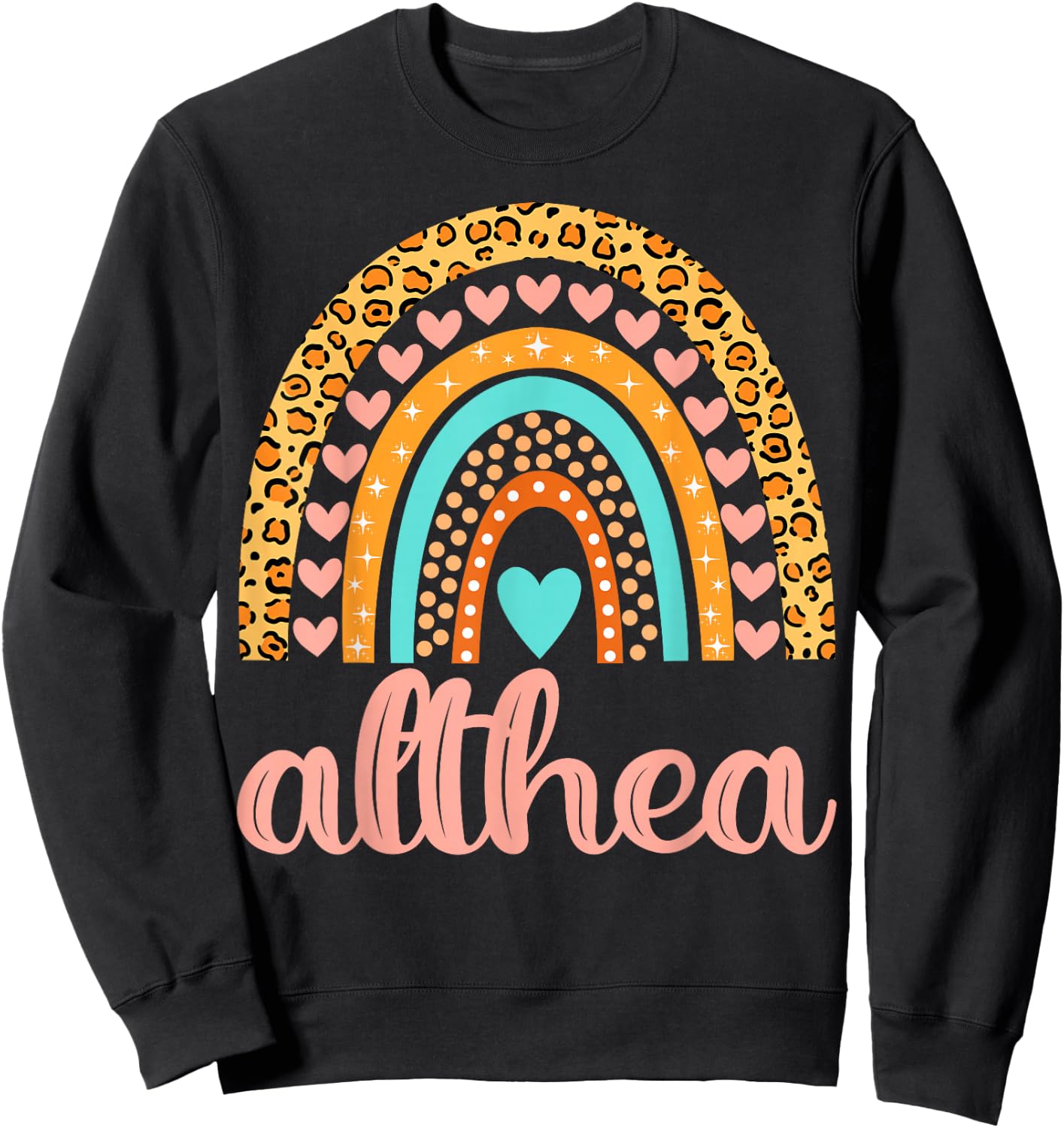 Althea Althea Name Birthday Shirt Gift Sweatshirt - Sweatshirt | Black