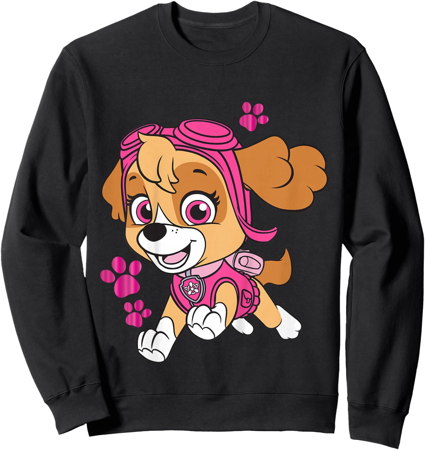 Kids PAW Patrol Skye Leaping Girl's Sweatshirt - Sweatshirt | Black