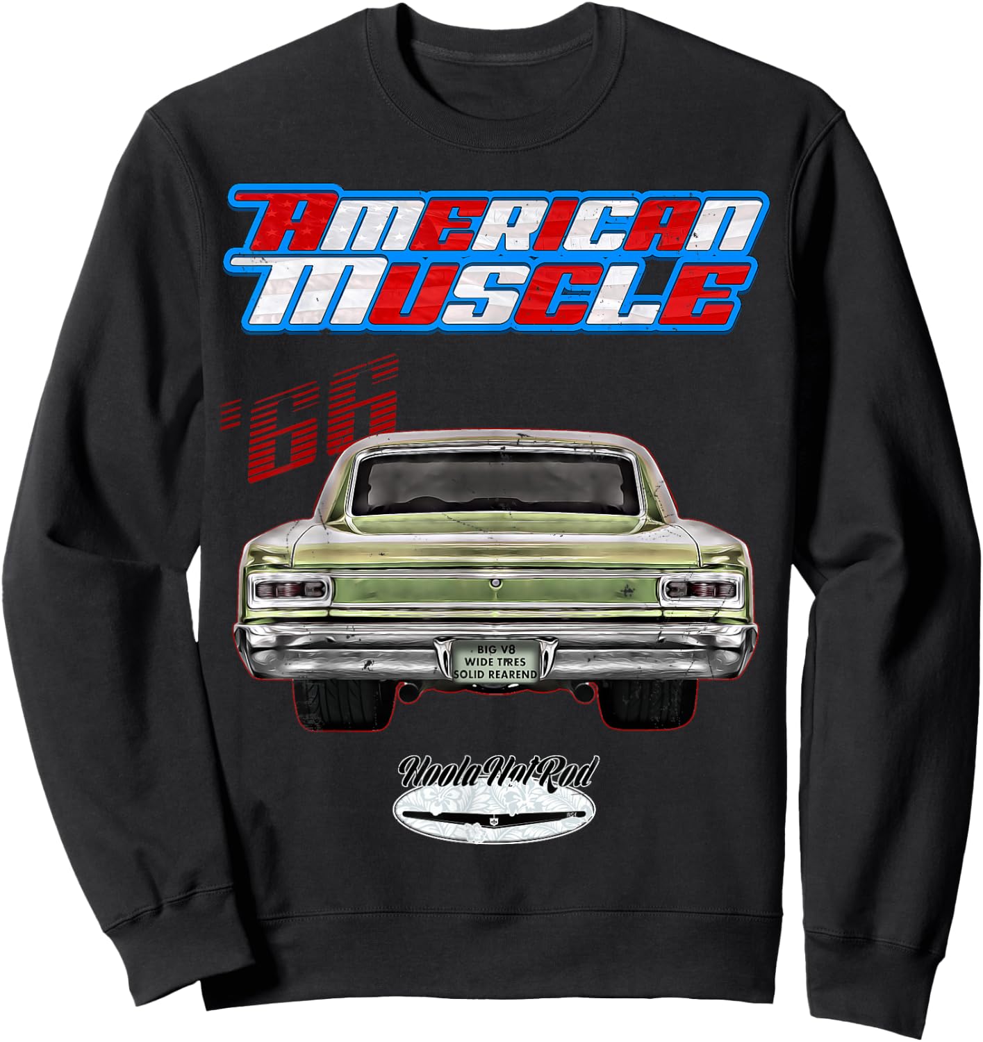 1966 Chevelle,Muscle Car,SS454,SS427,SS396,Hotrod,drag race Sweatshirt - Sweatshirt | Black