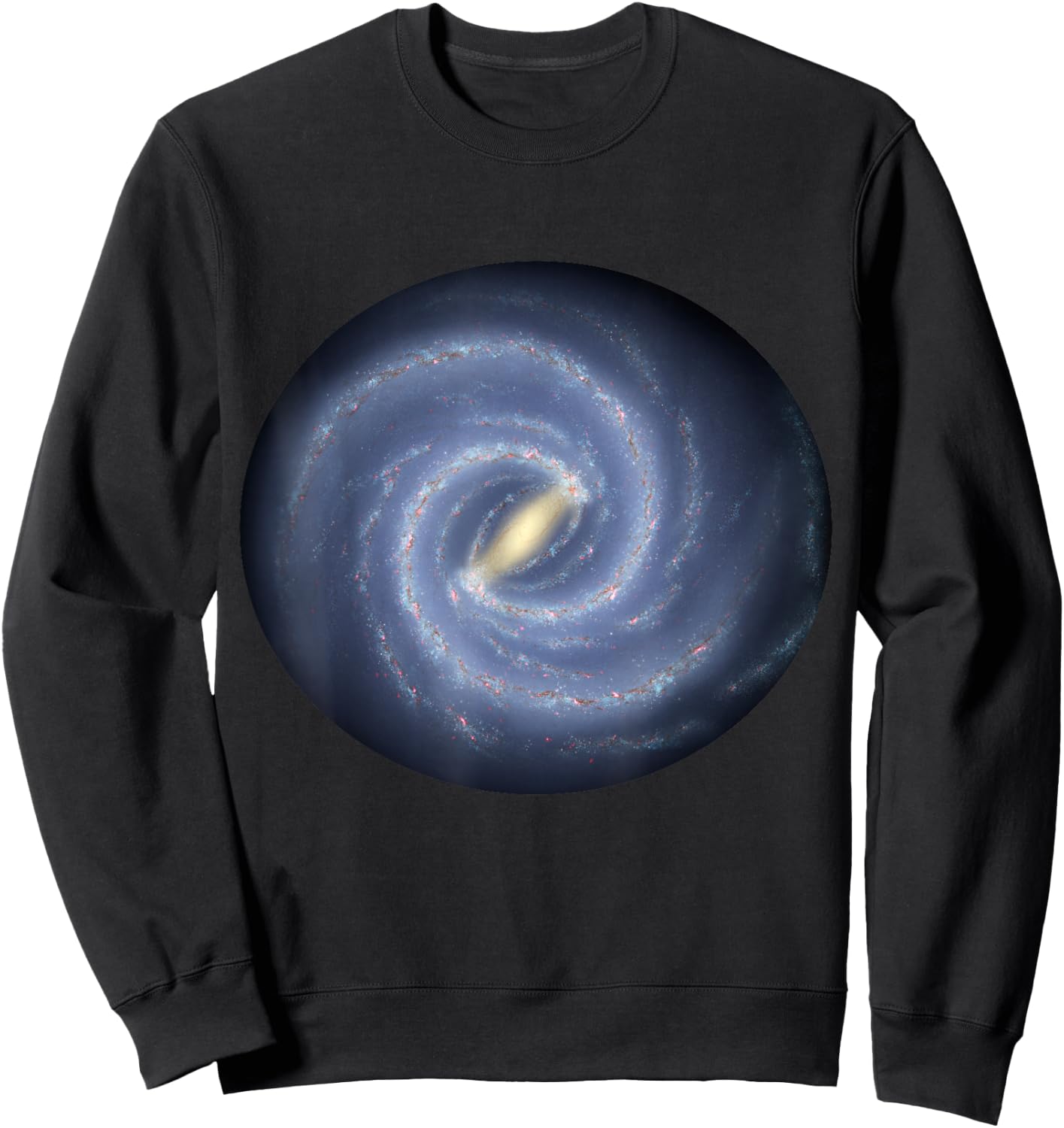 Milky Way Space Geek of the Solar System Sweatshirt - Sweatshirt | Black