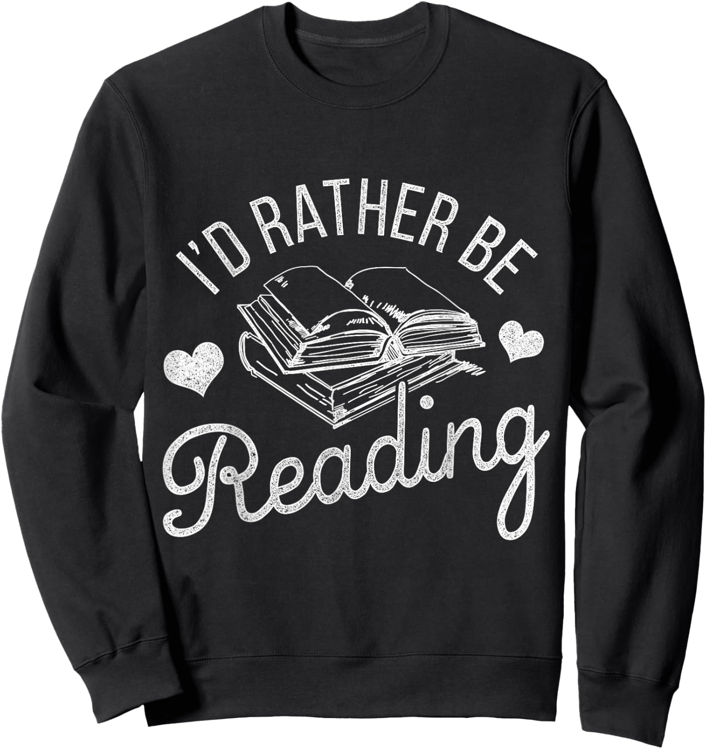 Id Rather Be Reading Sweatshirt - Sweatshirt | Black