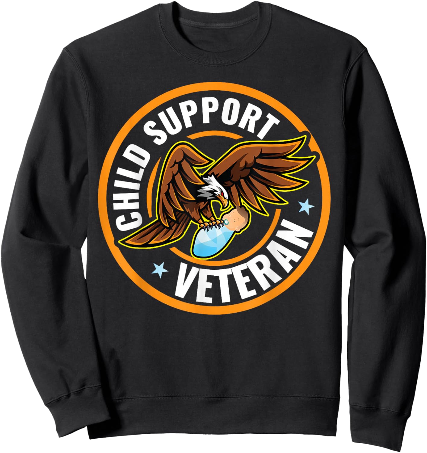 Child Support Veteran Sweatshirt - Sweatshirt | Black