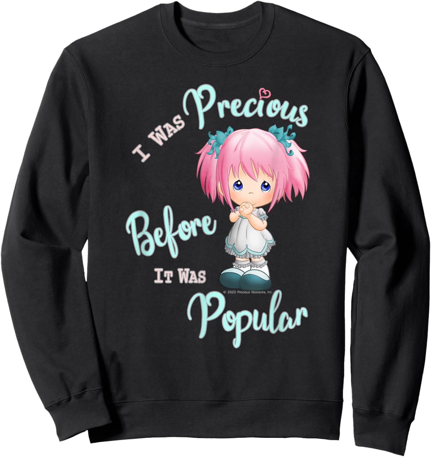 Precious Moments Before It Was Popular Sweatshirt - Sweatshirt | Black