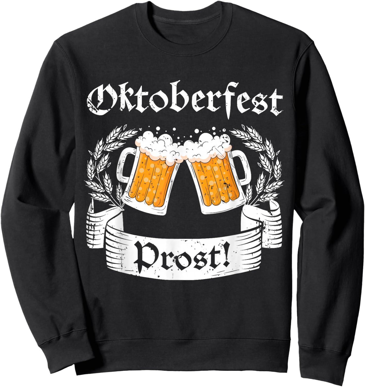 Oktoberfest Prost Shirt Men Women German Cheers Sweatshirt - Sweatshirt | Black