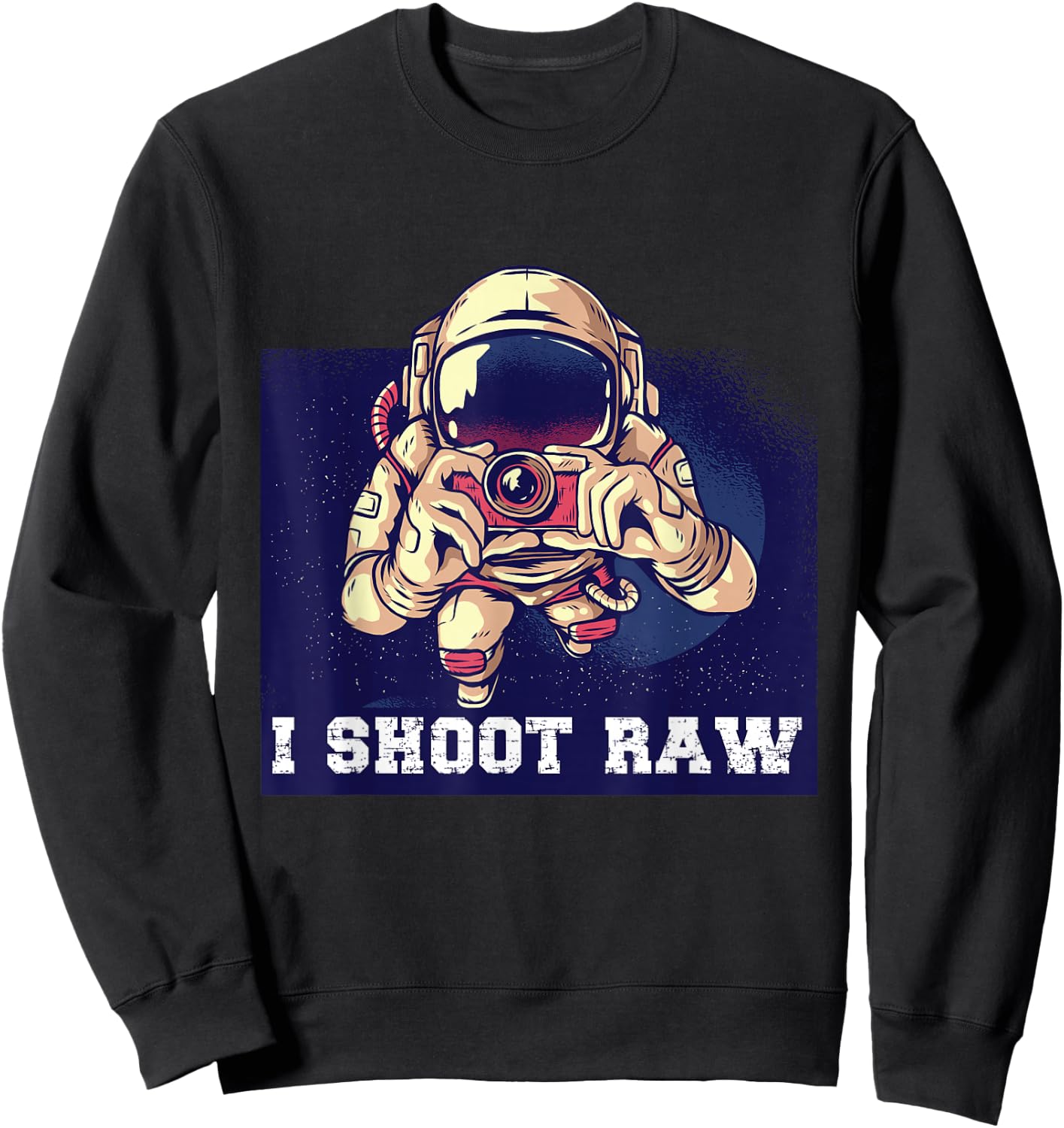 I Shoot Raw Sweatshirt - Sweatshirt | Black