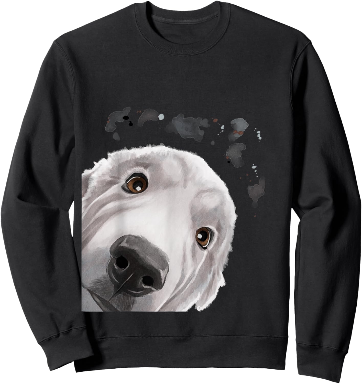 Funny Dog Great Pyrenees Sweatshirt - Sweatshirt | Black