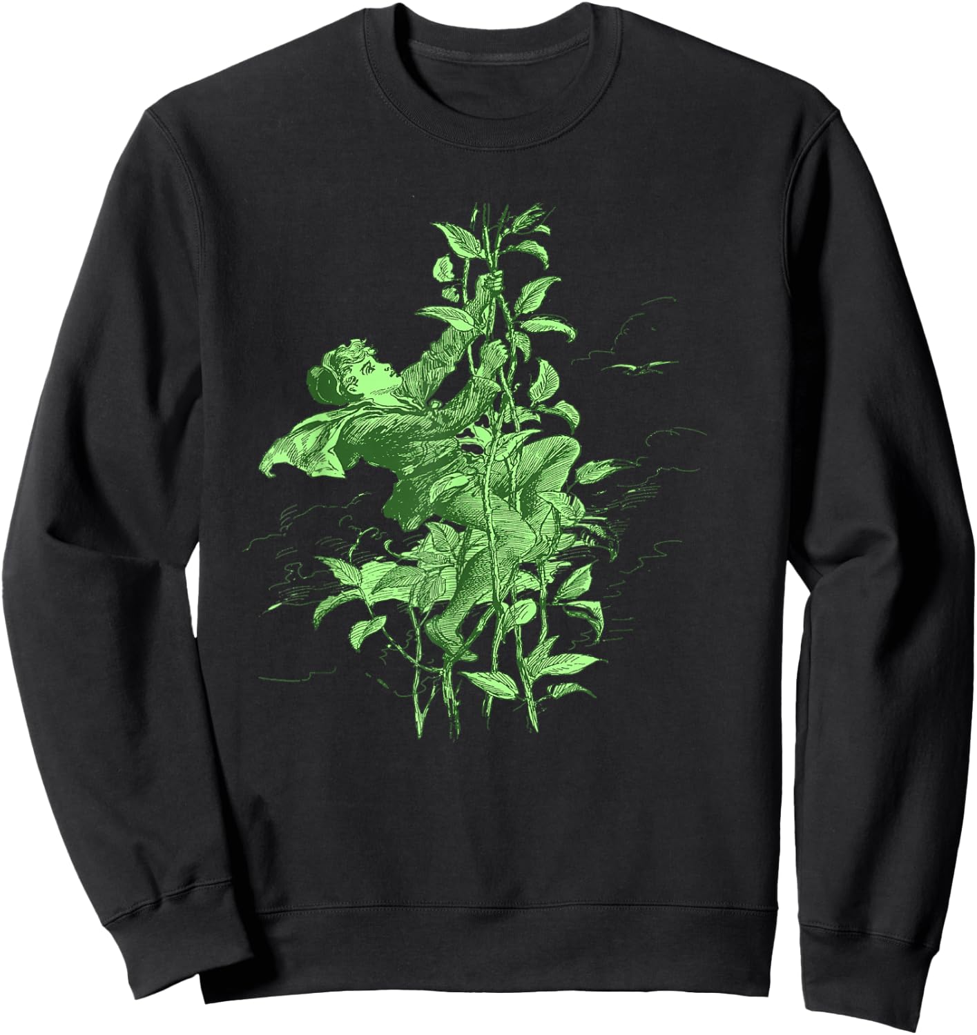 Jack and The Beanstalk - Climbing Sweatshirt - Sweatshirt | Black