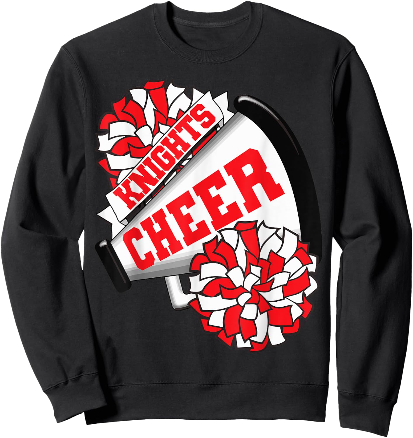 Knights Cheer Back To School Cheerleading Spirit R Sweatshirt - Sweatshirt | Black