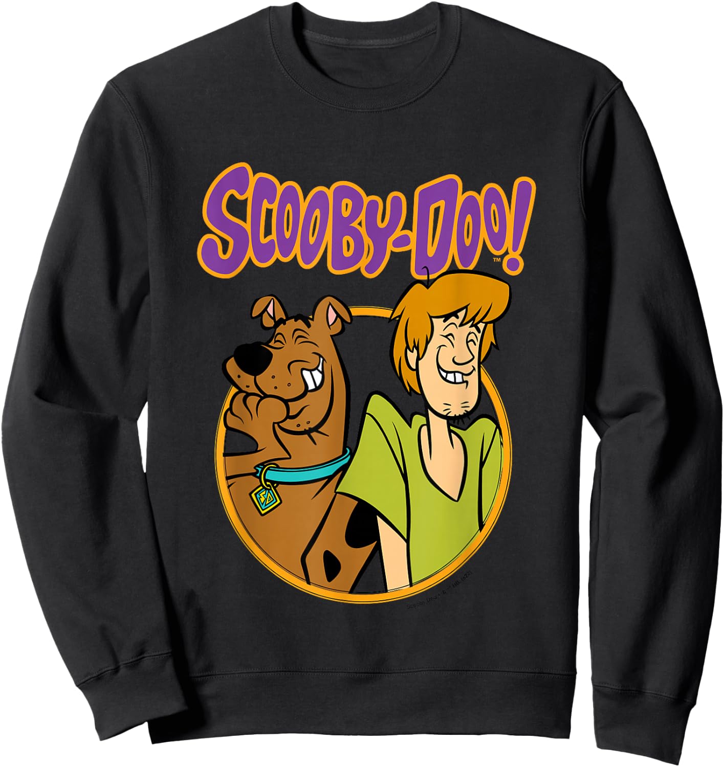 Scooby and Shaggy Giggling Sweatshirt - Sweatshirt | Black