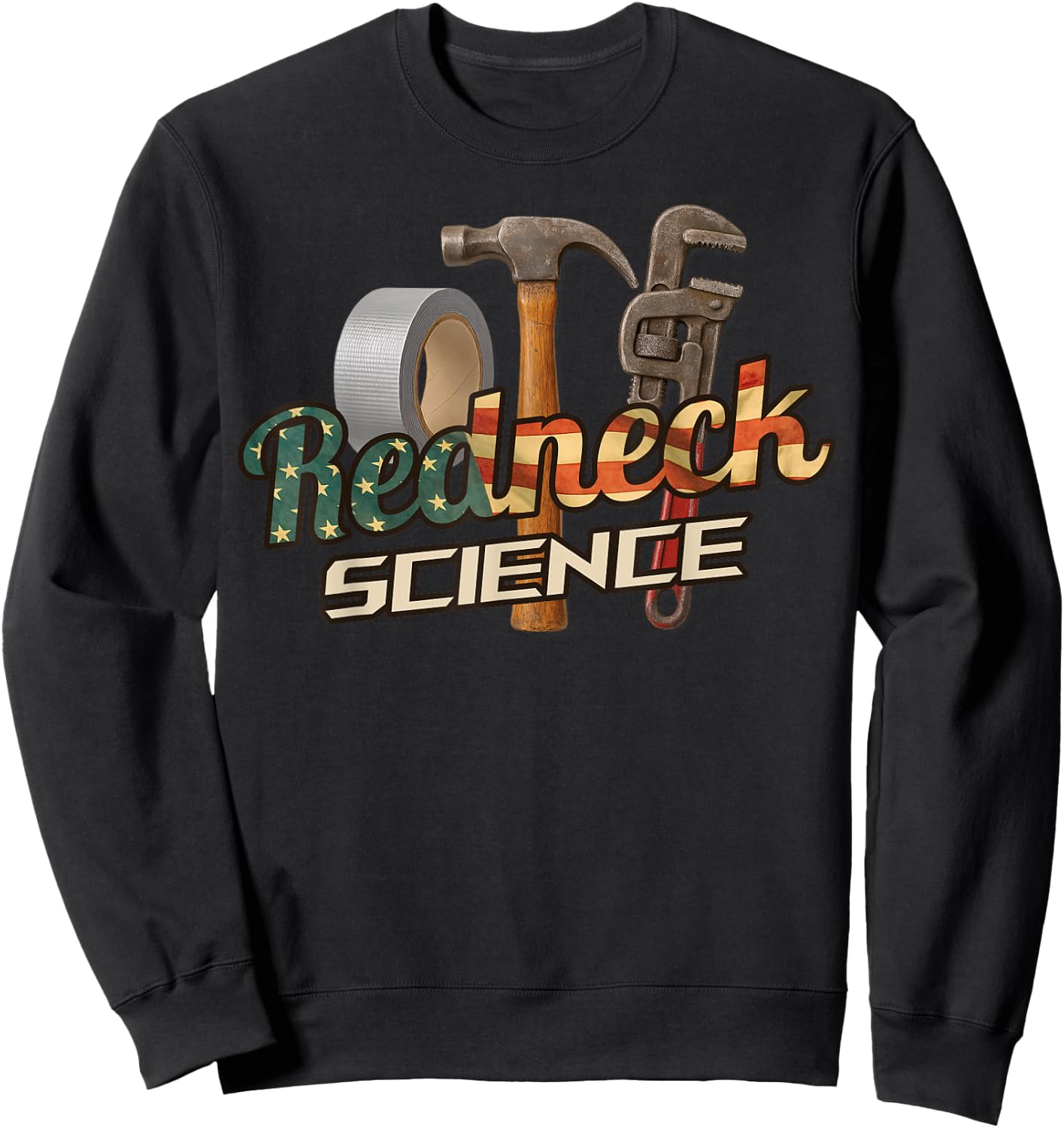 Redneck Science - Scientist Tools Sweatshirt - Sweatshirt | Black
