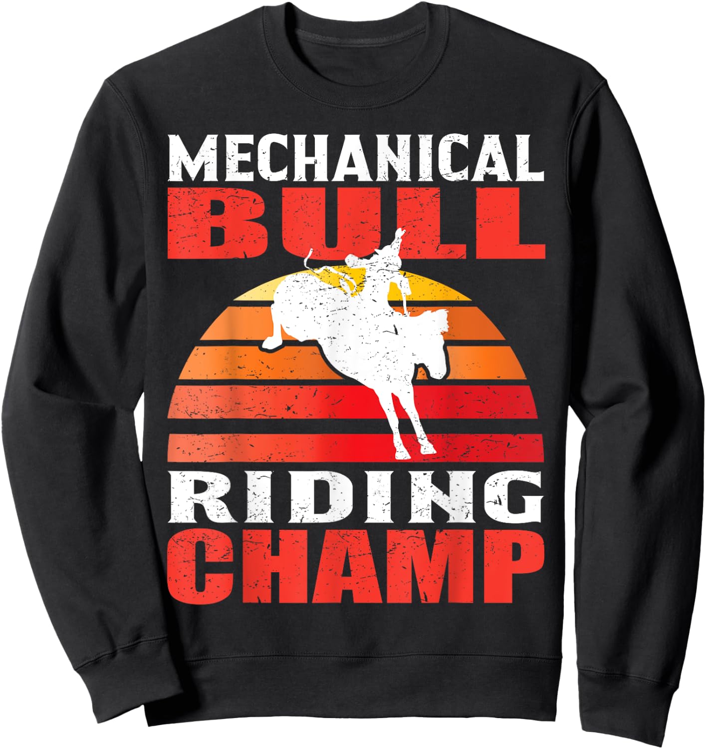 Mechanical Bull Riding Sweatshirt - Sweatshirt | Black
