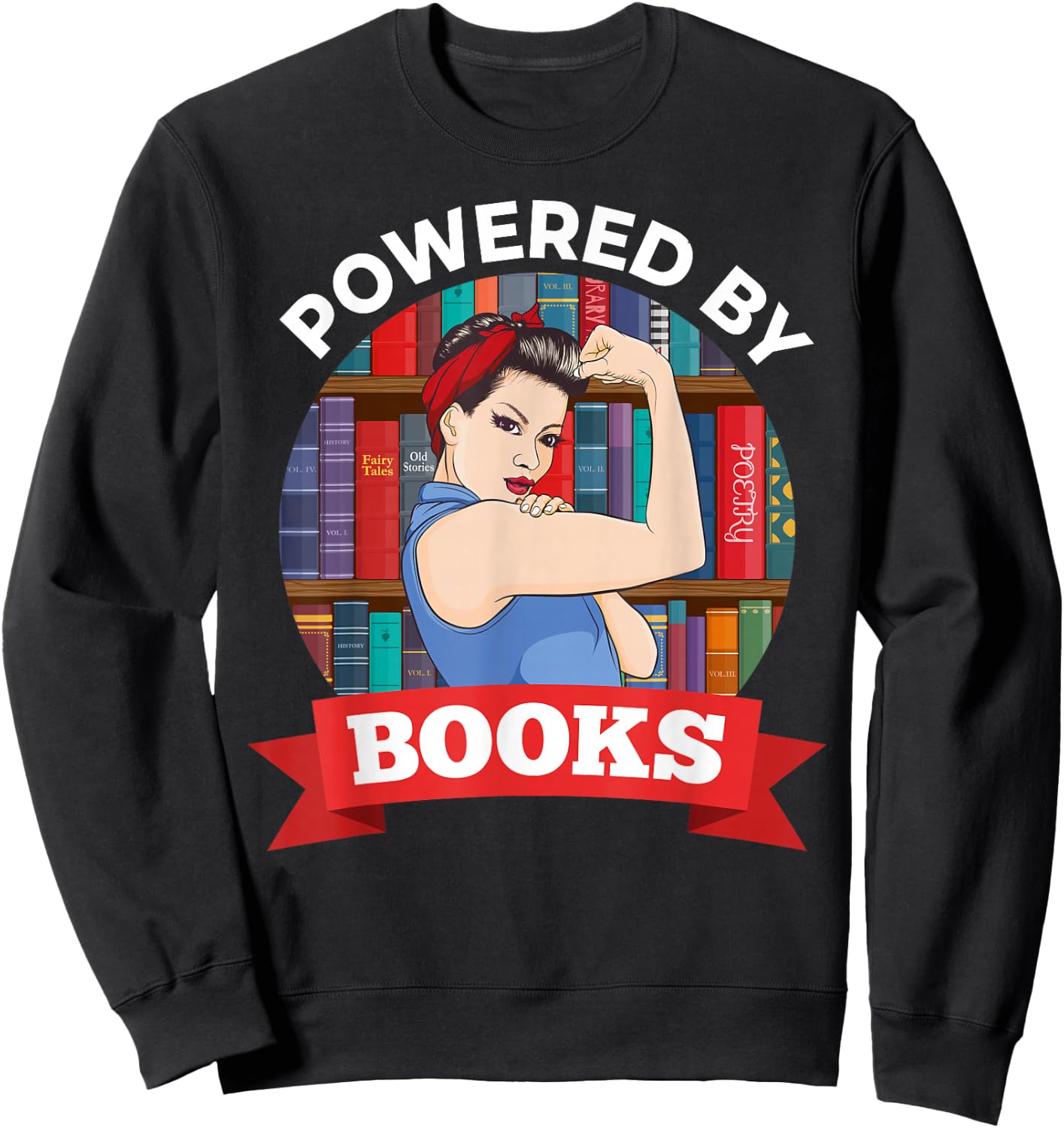 Book Lover Bookworm Librarian Reading Club Gift Sweatshirt - Sweatshirt | Black
