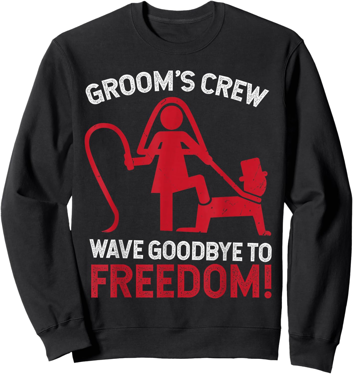 Groom's Crew T Shirt | Groom Groomsmen | Bachelor Party Sweatshirt - Sweatshirt | Black