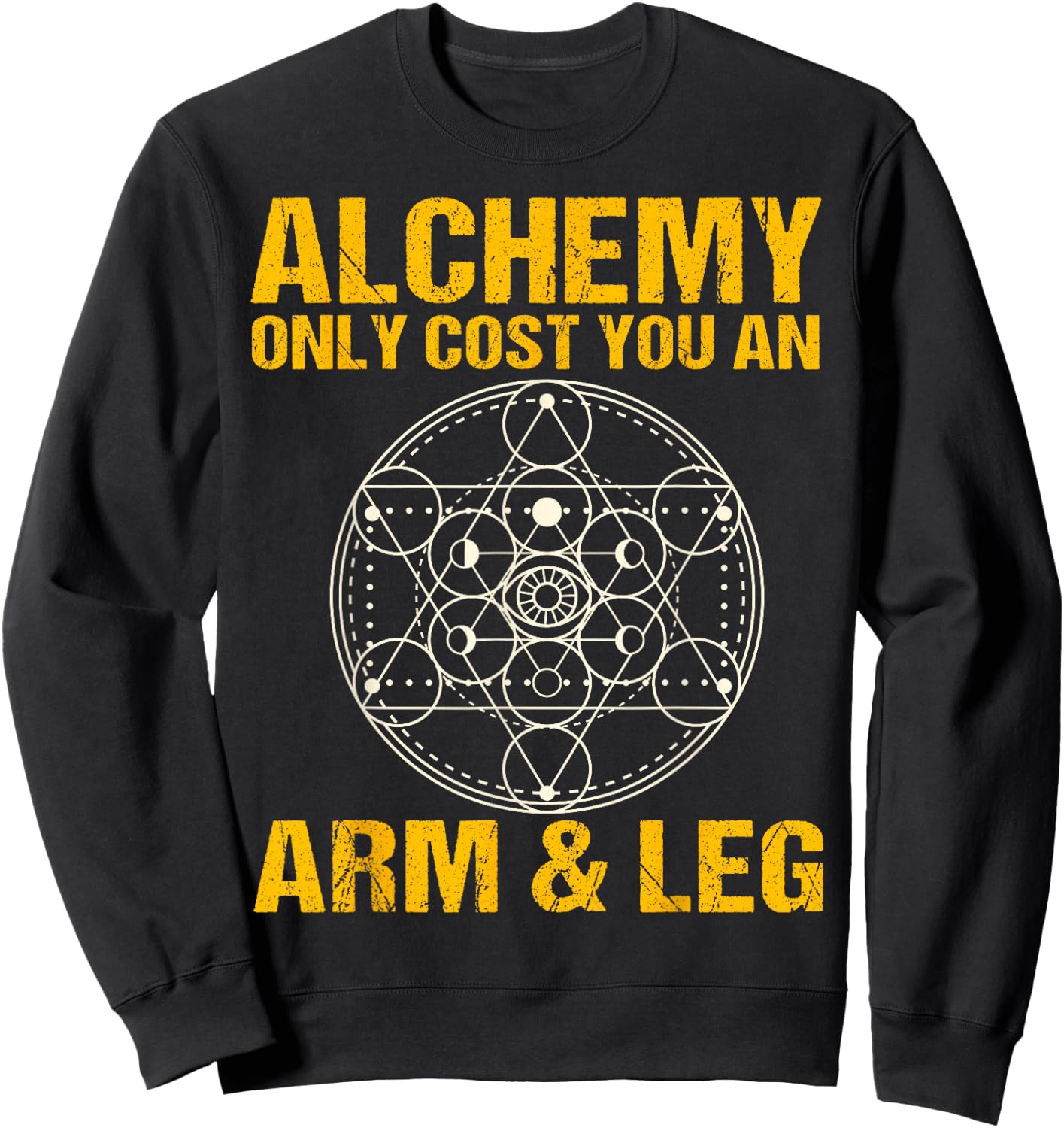 Alchemist Anime - Otaku Weeaboo Sweatshirt - Sweatshirt | Black