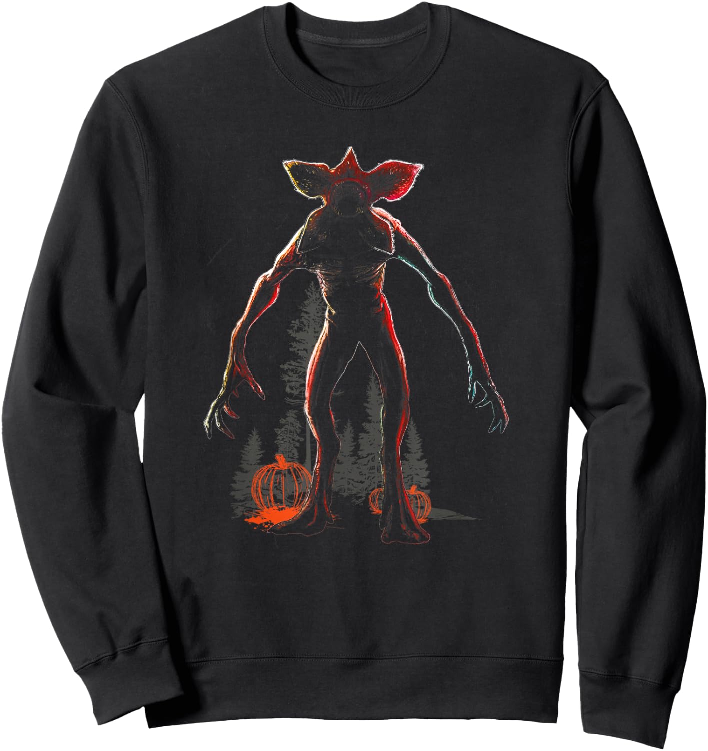 Stranger Things Halloween Demogorgon Sighting Sweatshirt - Sweatshirt | Black
