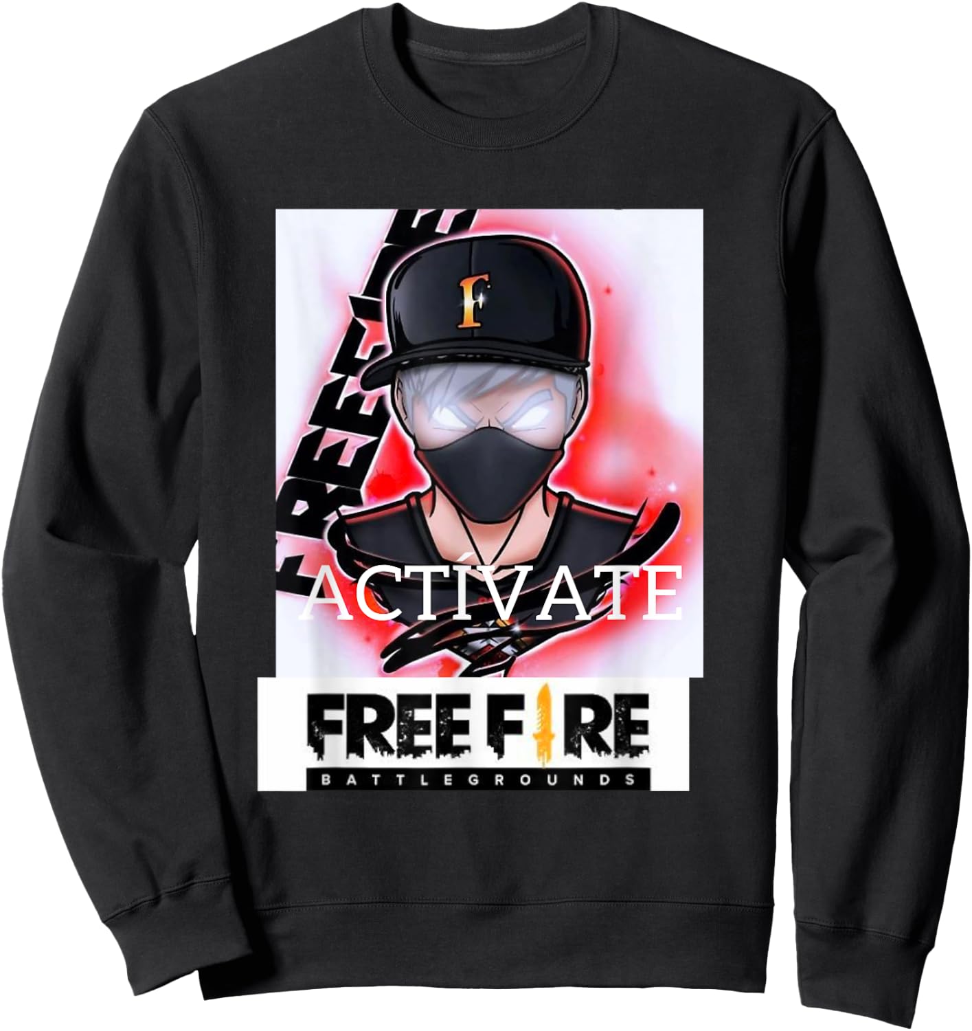 Free fire Games Sweatshirt - Sweatshirt | Black