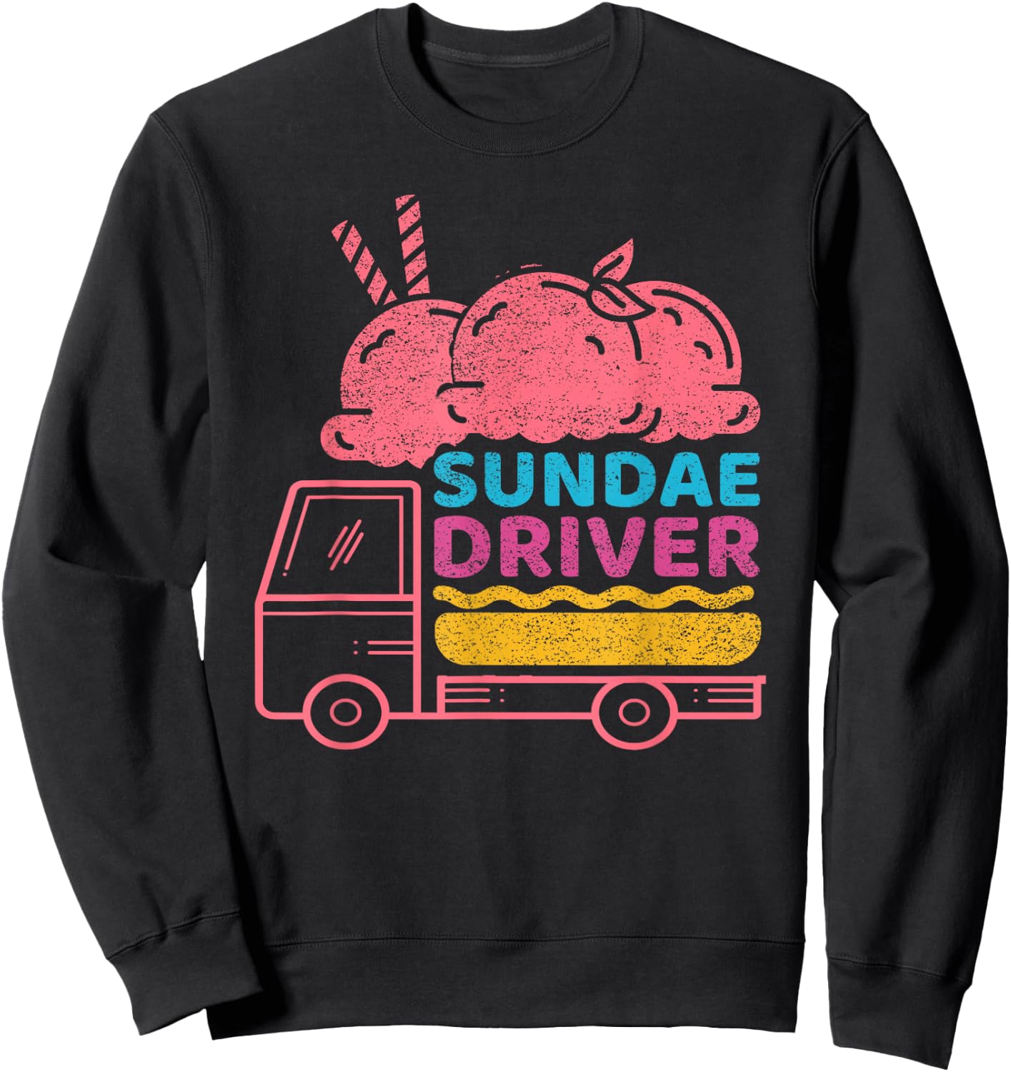 Sundae Driver Cannabis Marijuana Weed Strain Sweatshirt - Sweatshirt | Black