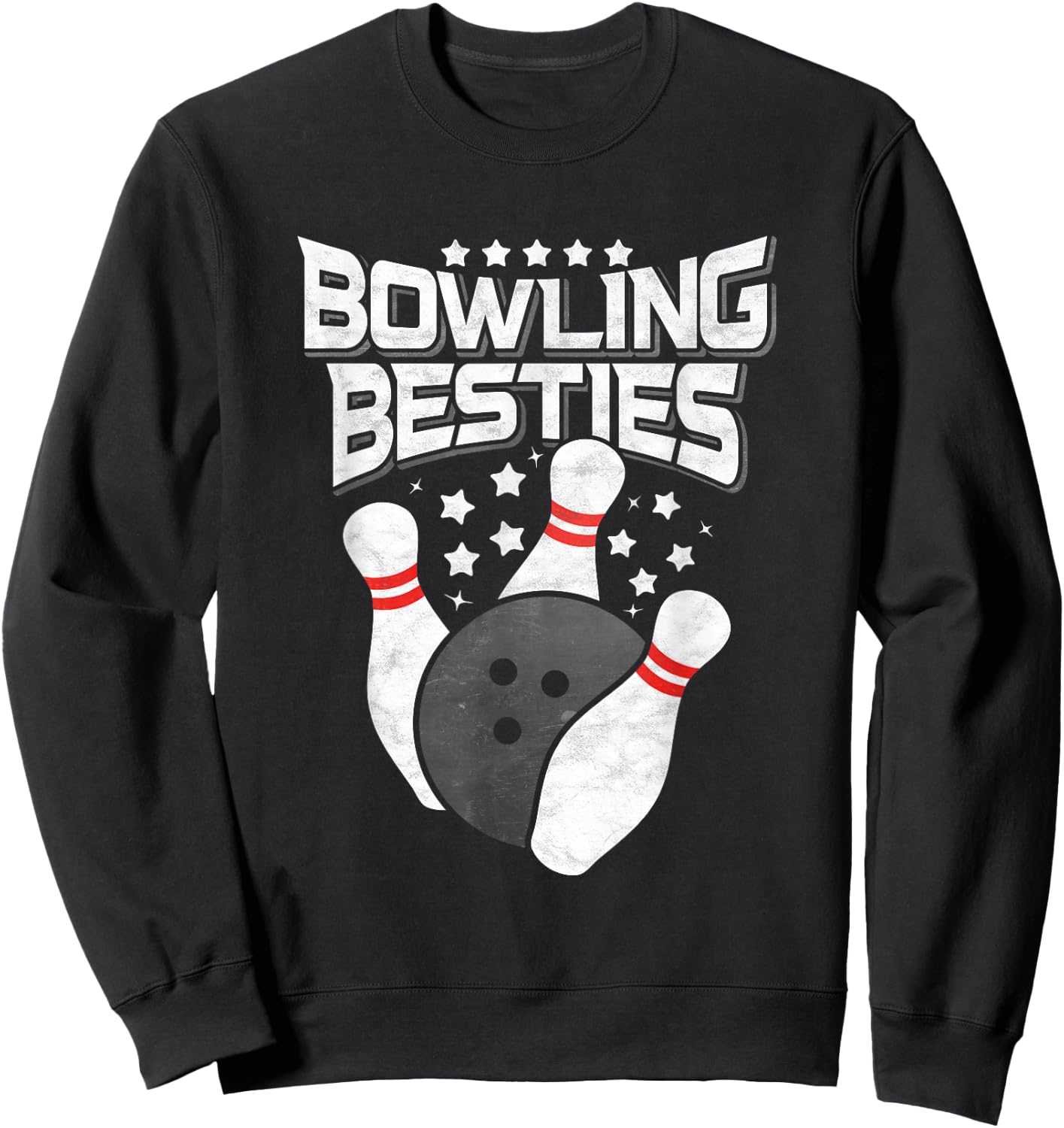 Bowling Besties Sweatshirt - Sweatshirt | Black