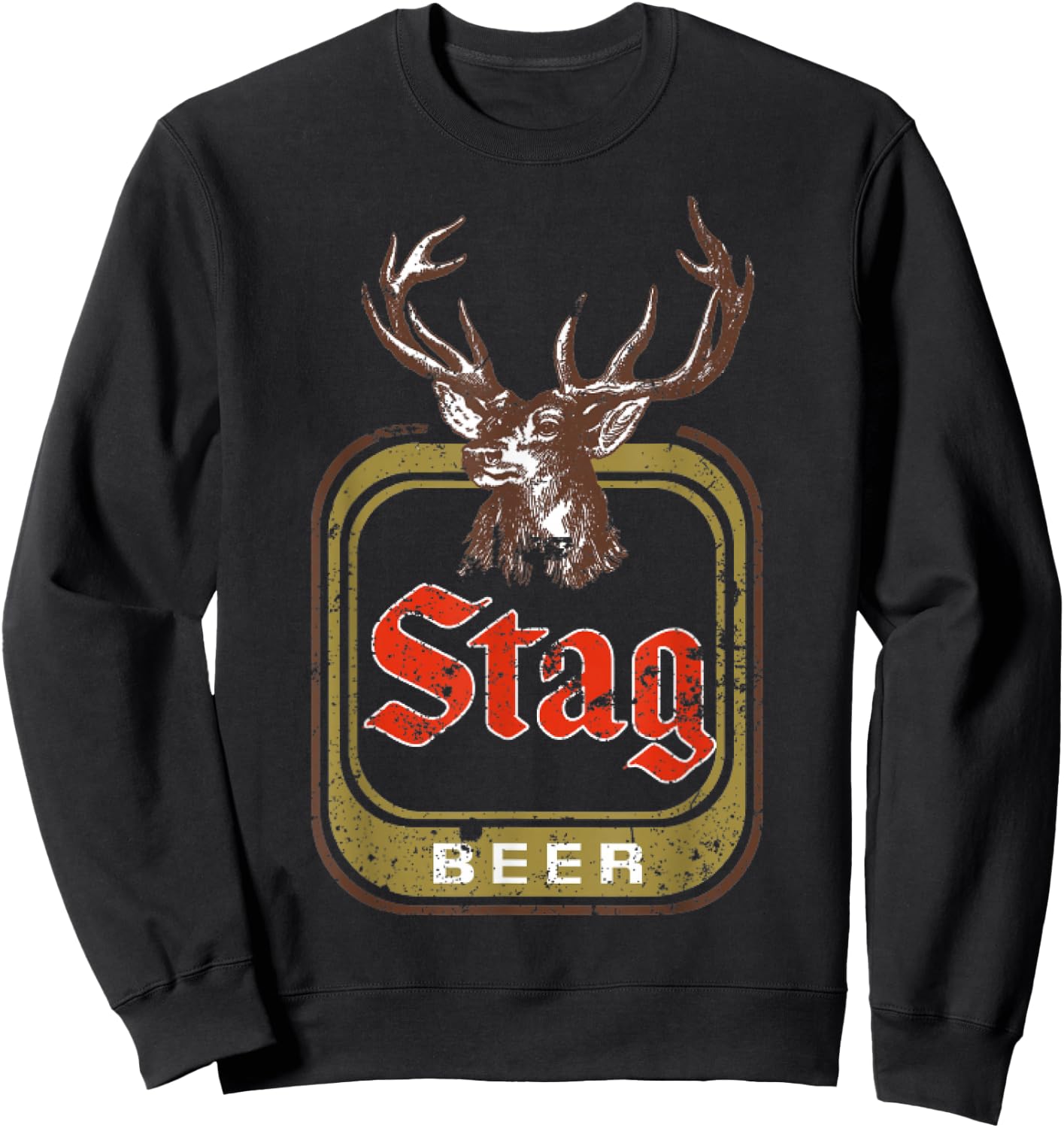 Stag Beer Vintage Sweatshirt - Sweatshirt | Black