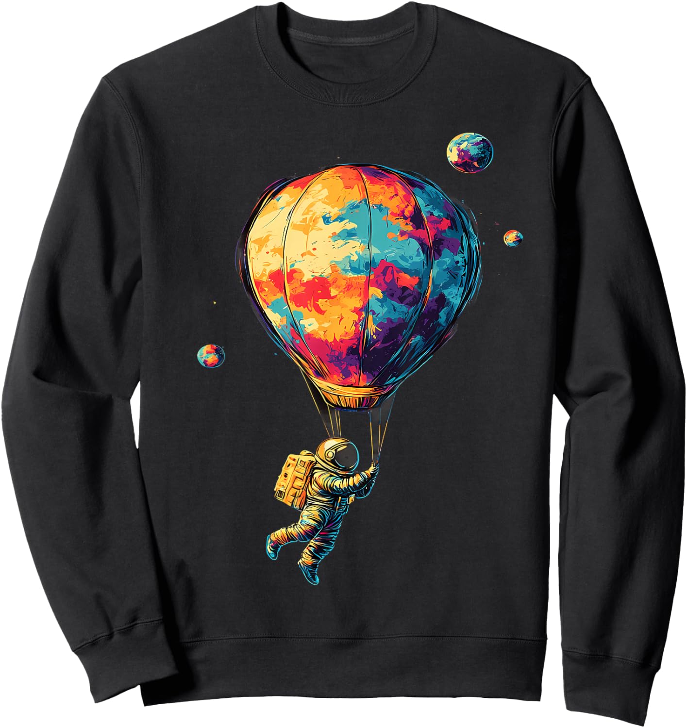 Hot Air Balloon Ride Festival Hot Air Ballooning Sweatshirt - Sweatshirt | Black