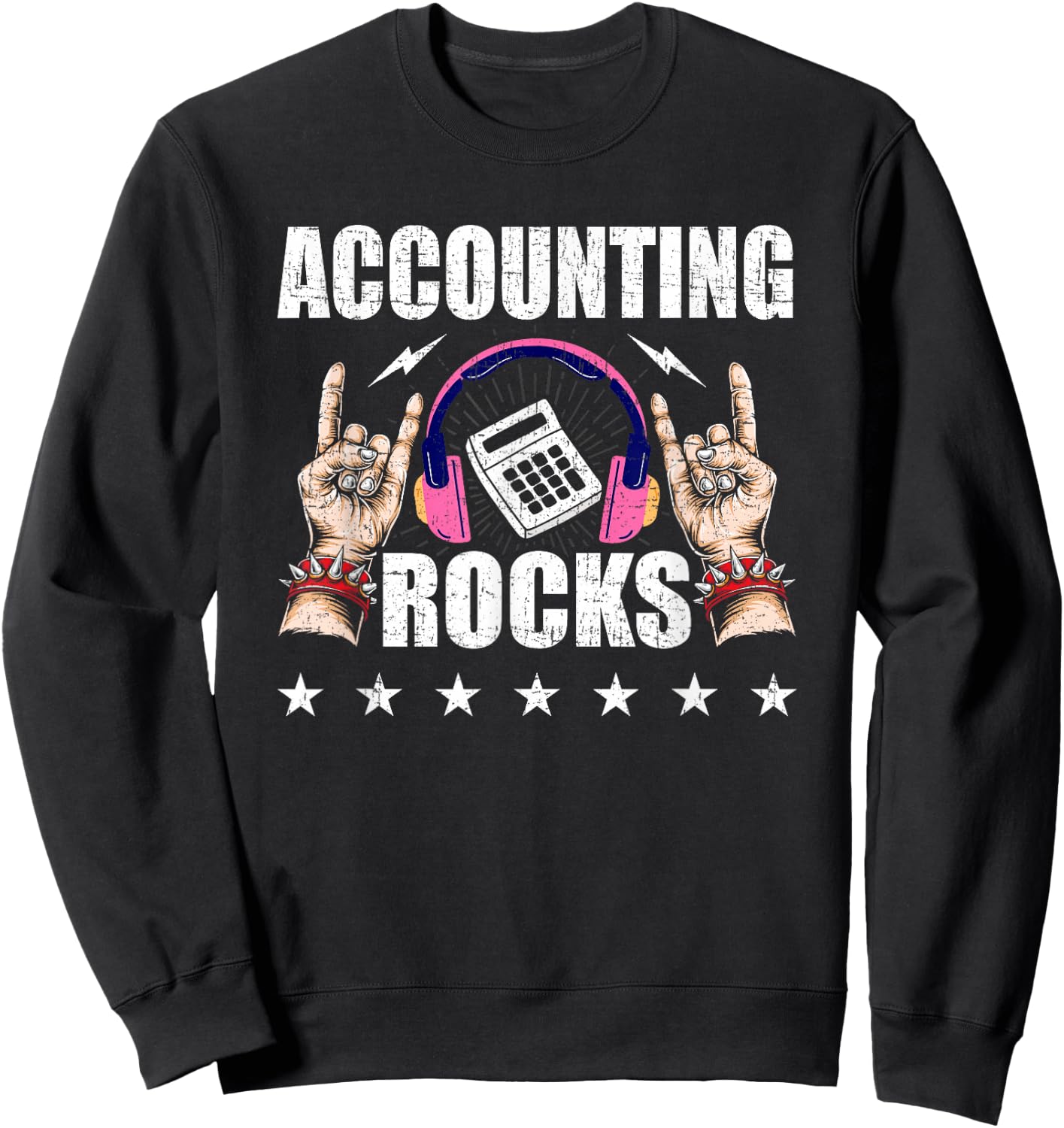Accounting Rocks Accountant CPA Accountants Sweatshirt - Sweatshirt | Black