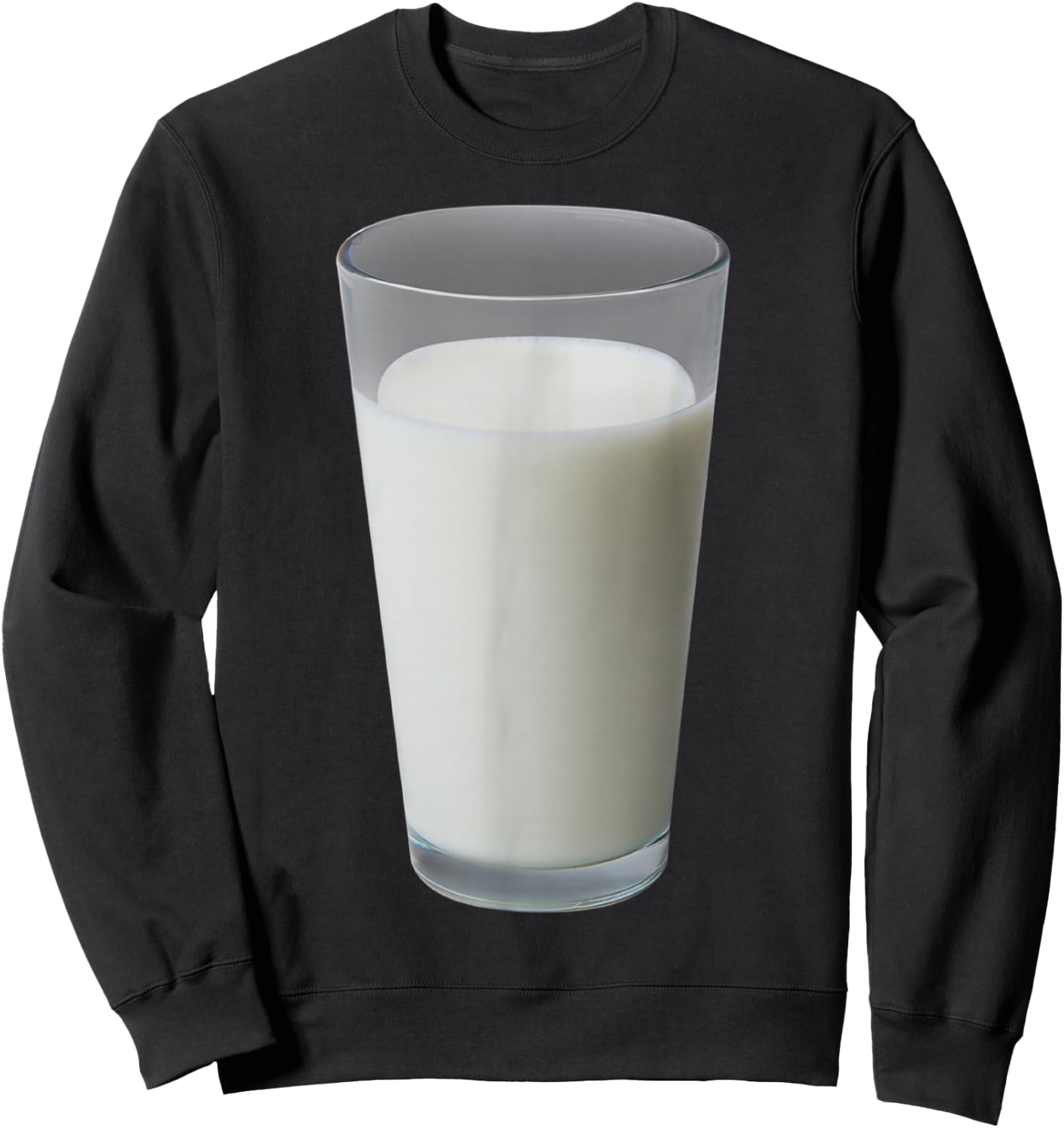 Glass of Milk Costume Sweatshirt - Sweatshirt | Black