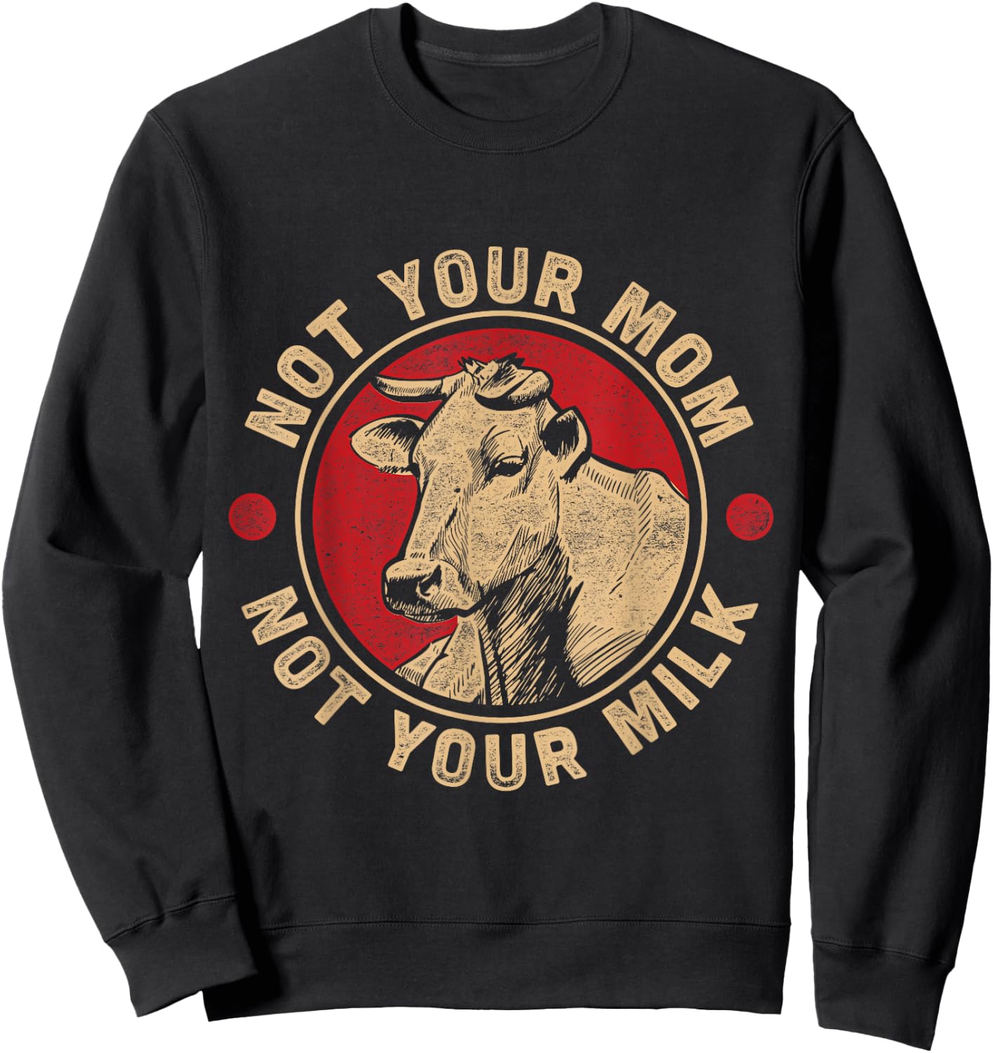 Animal rights activists vegetarian Earth Day organic vegan Sweatshirt - Sweatshirt | Black