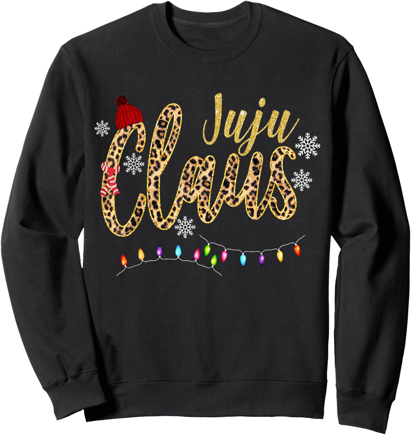 Juju Claus - Christmas gift Sweatshirt - Sweatshirt | Black