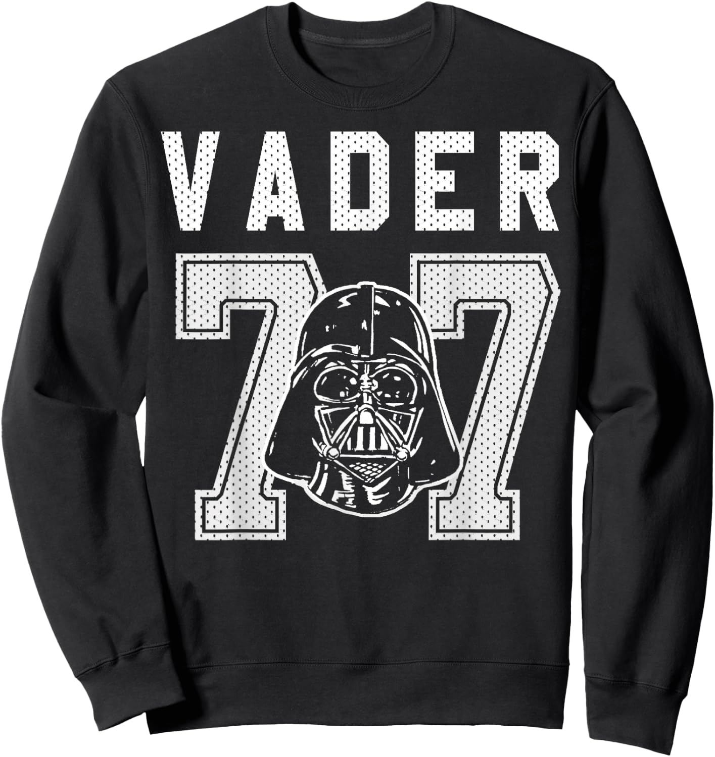Star Wars Vader Jersey 77 Sweatshirt - Sweatshirt | Black