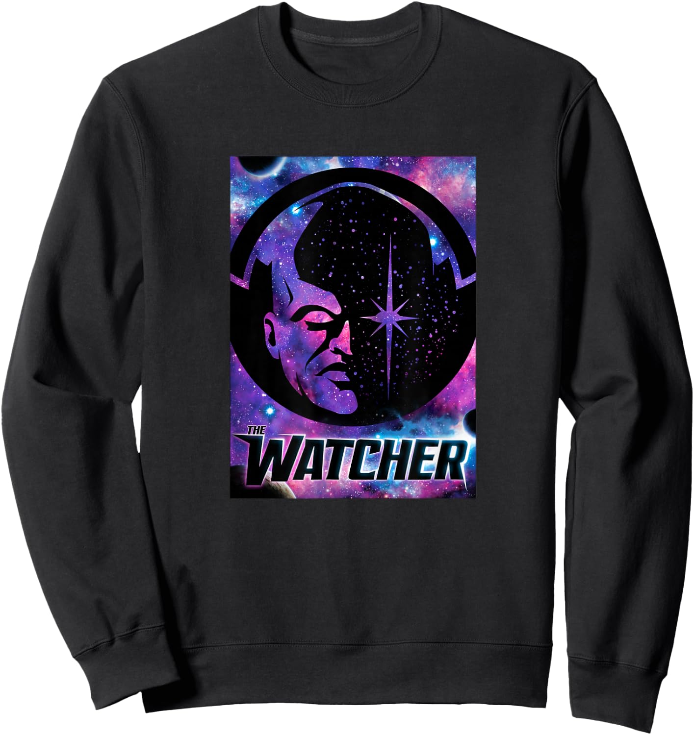 Marvel What If Watcher Galactic Poster Sweatshirt - Sweatshirt | Black