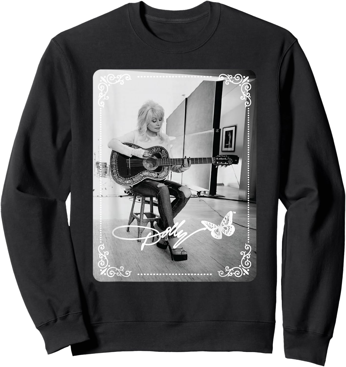 Dolly Parton in the Studio Sweatshirt - Sweatshirt | Black