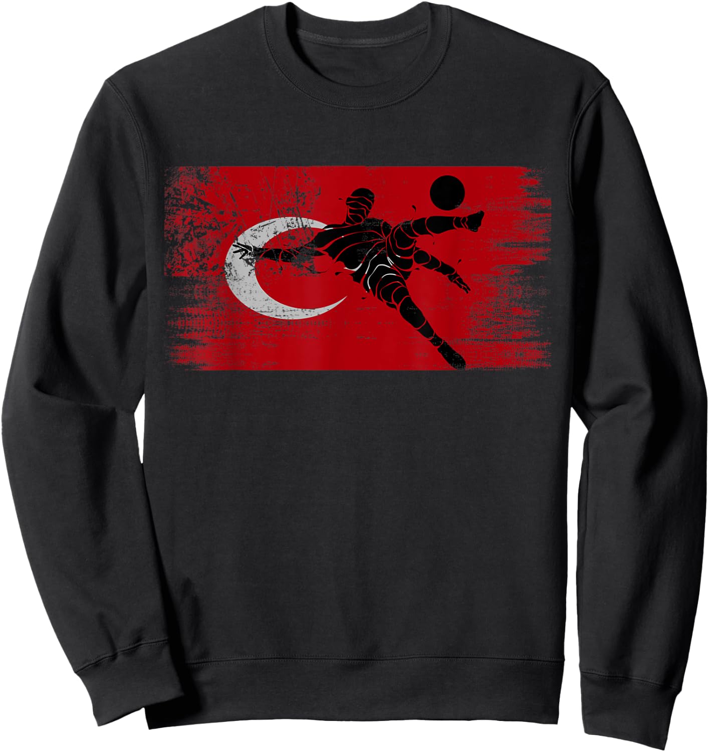 Turkey Soccer Turkish Football Turk futbol team Sweatshirt - Sweatshirt | Black