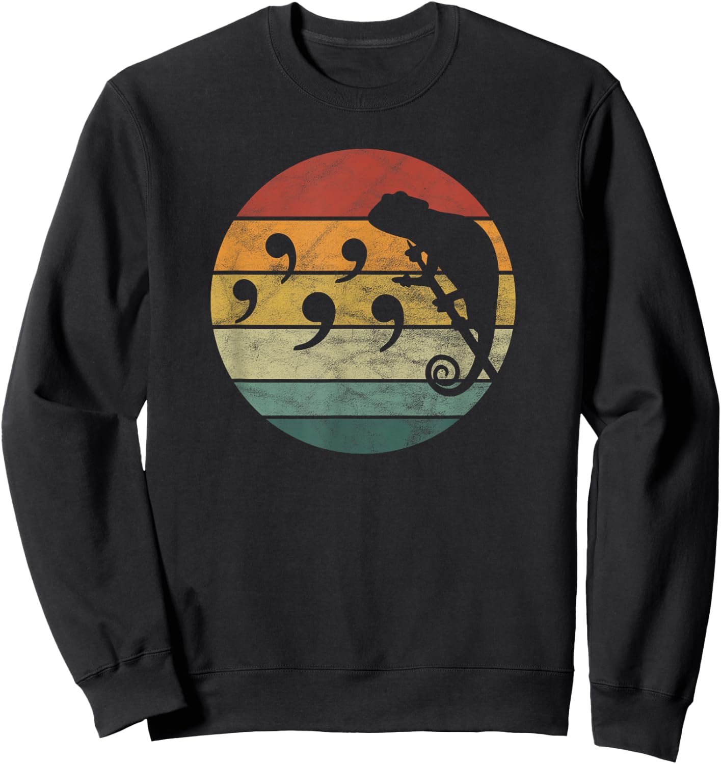 Comma Chameleon Sweatshirt - Sweatshirt | Black