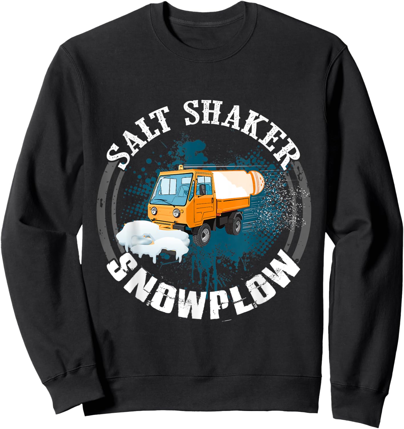 Salt Shaker CB Talk Truck Driver Sweatshirt - Sweatshirt | Black