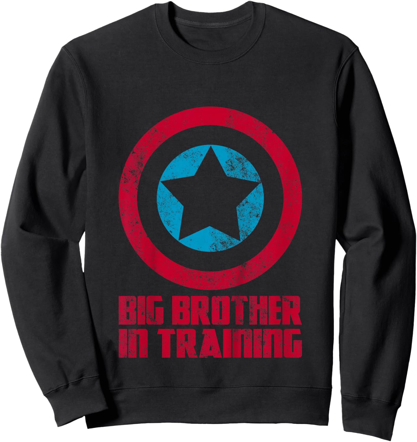 Kids Big Brother in Training , Big Bro Superhero Sweatshirt - Sweatshirt | Black