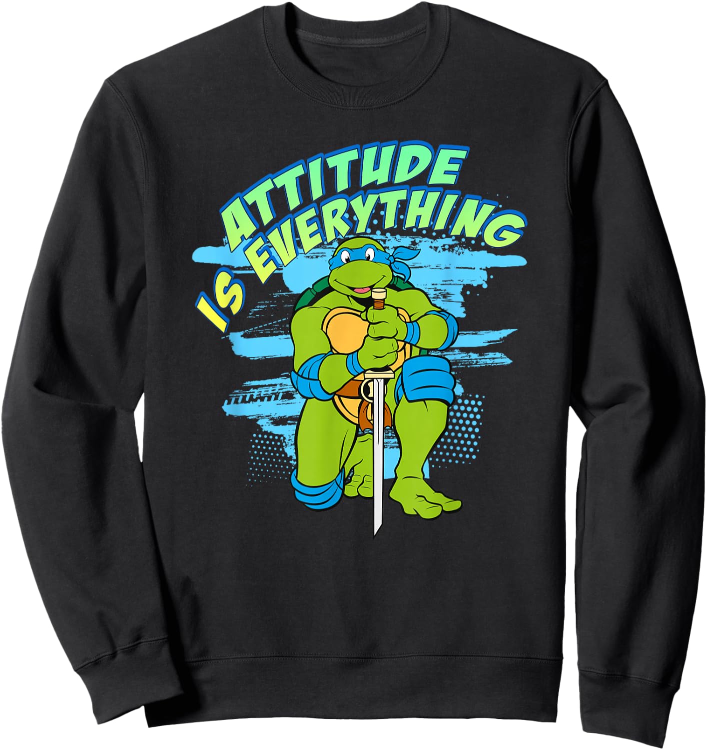 Leonardo - Attitude is Everything Sweatshirt - Sweatshirt | Black