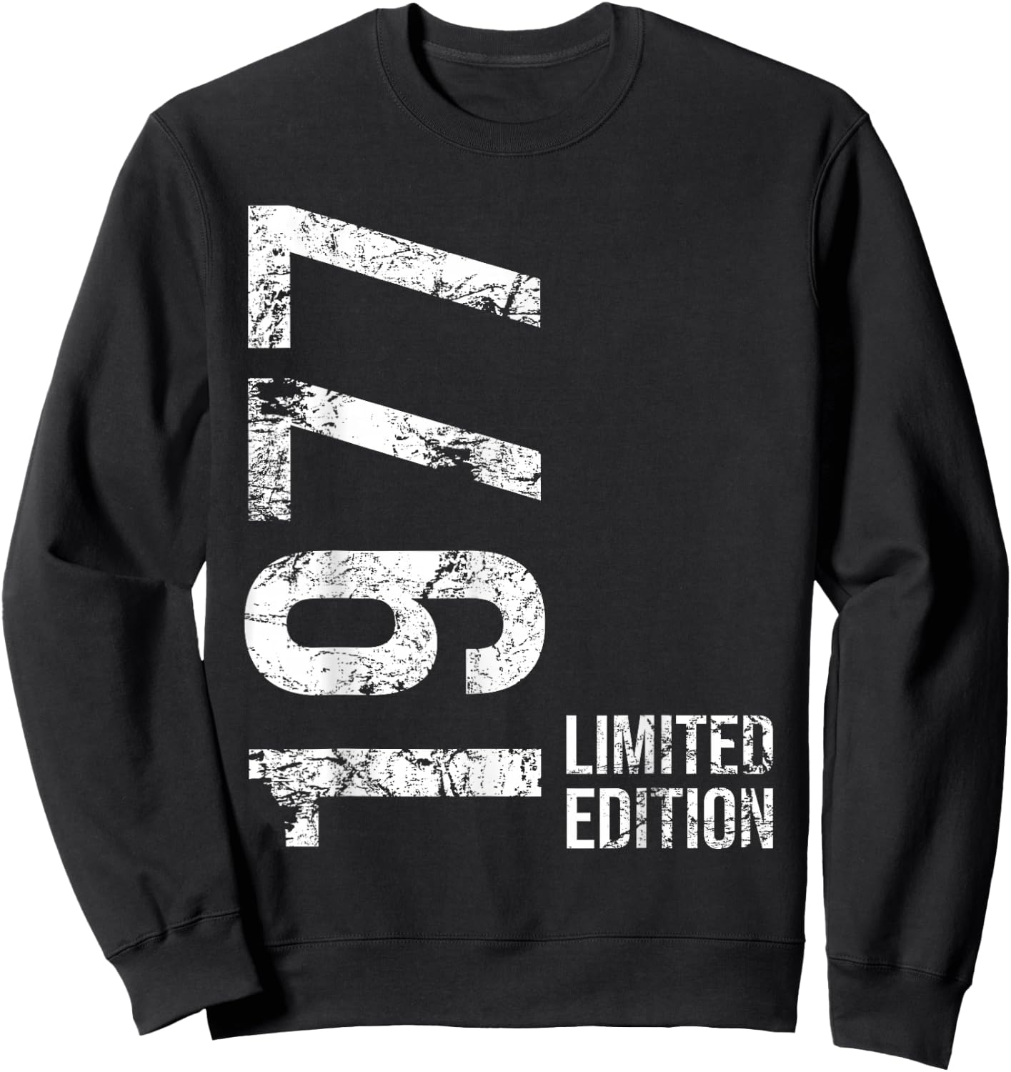 48th Birthday Man Woman 48 Years 1977 Birthday Sweatshirt - Sweatshirt | Black
