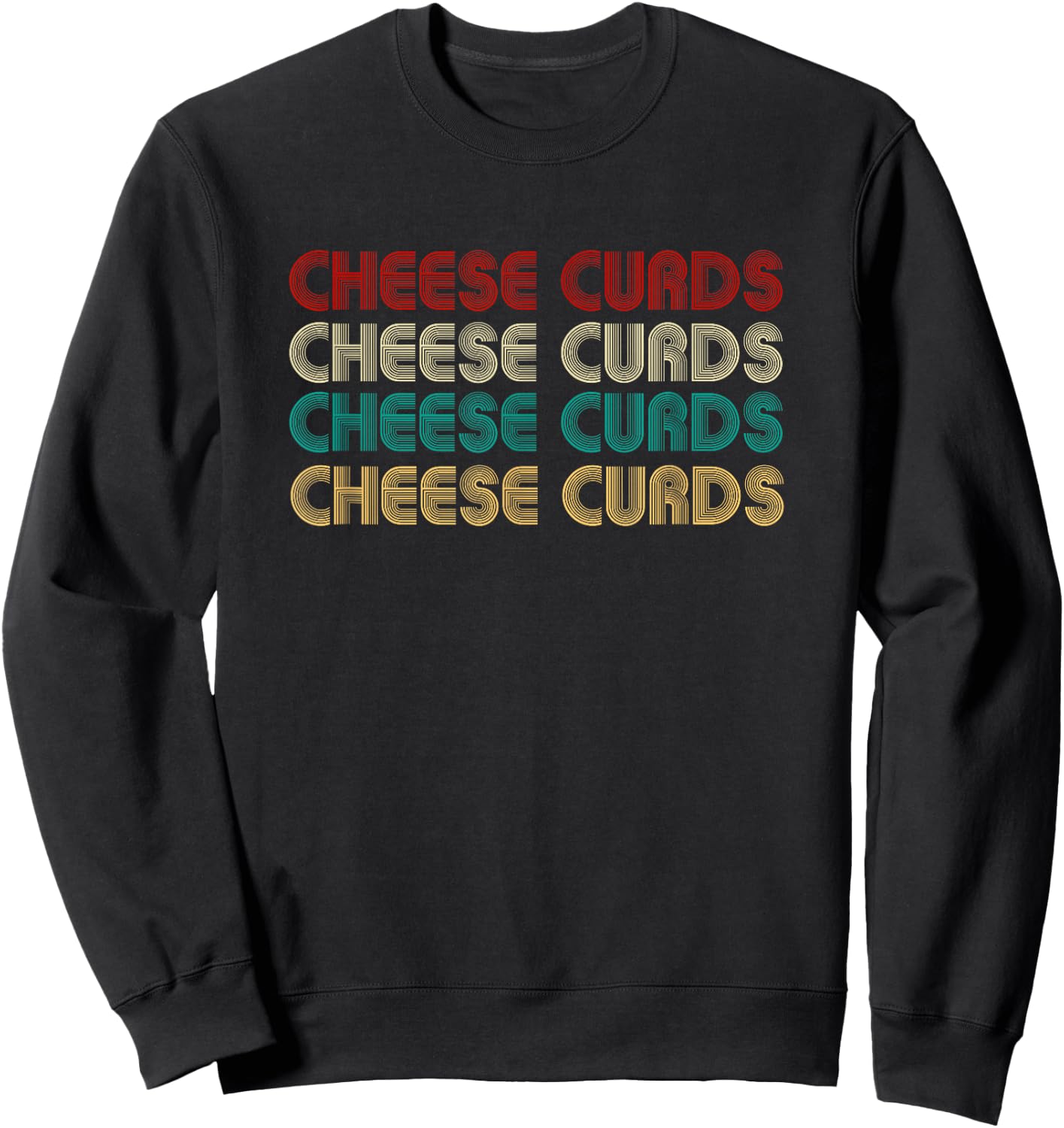 Cheese curds Sweatshirt - Sweatshirt | Black