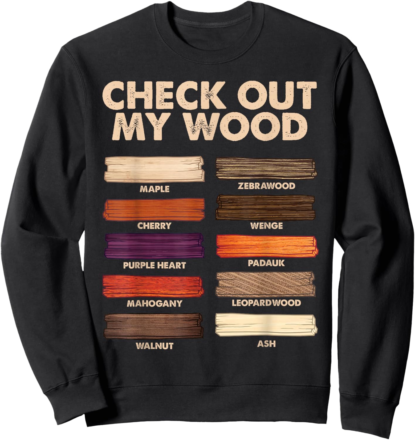 Funny Woodworking Design Dad Woodwork Wood Carpentry Small Sweatshirt - Sweatshirt | Black