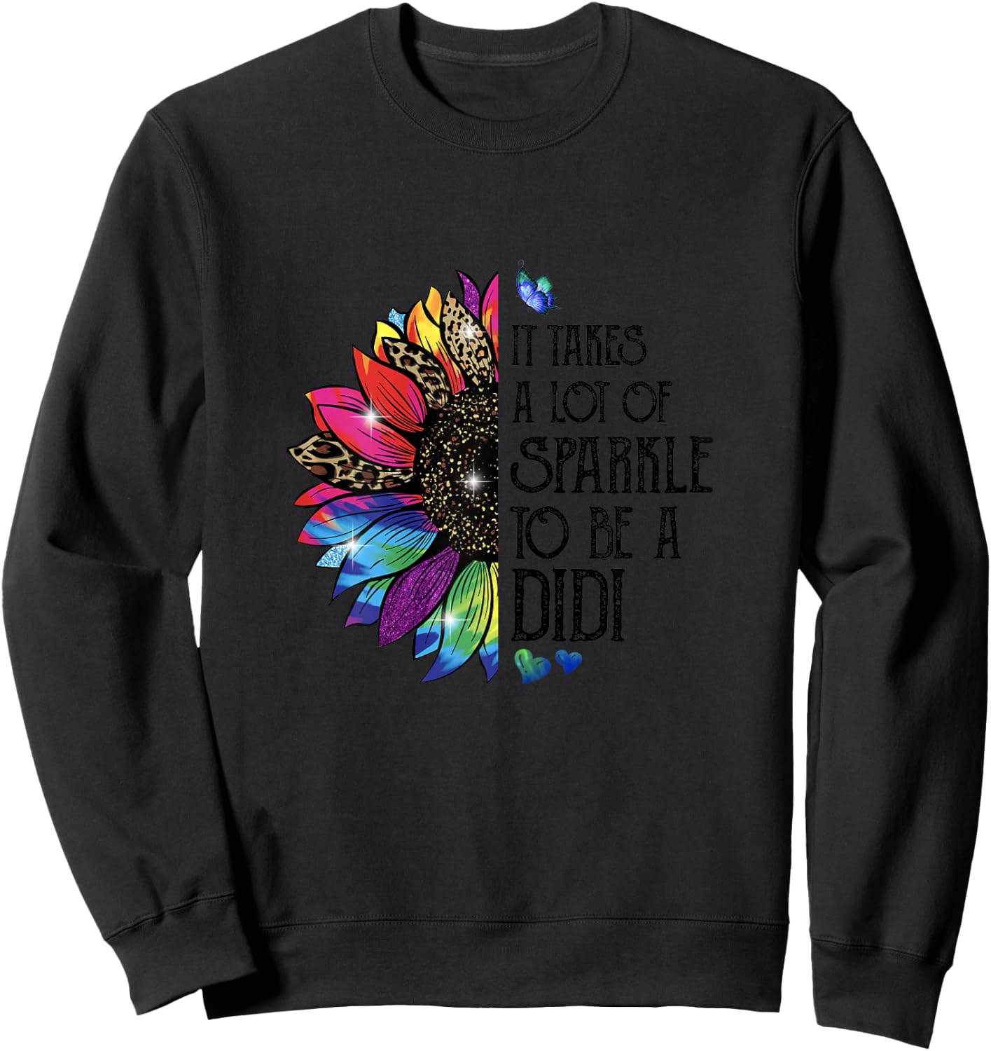 It takes a lot of sparkle to be a Didi Fall Halloween Sweatshirt - Sweatshirt | Black