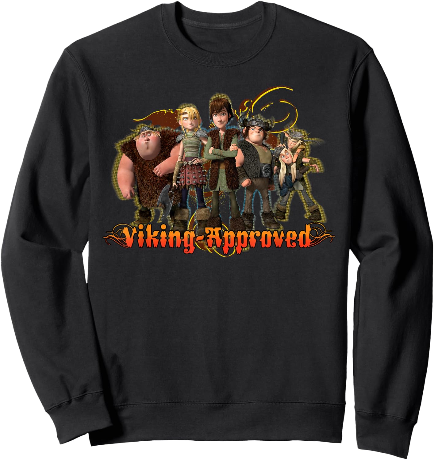 DreamWorks' Dragons: Viking Approved Sweatshirt - Sweatshirt | Black