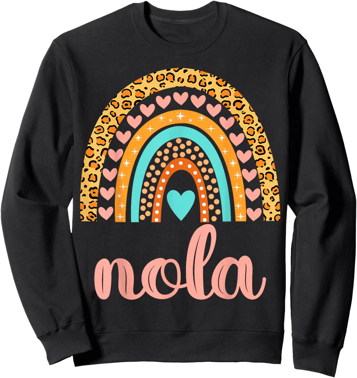 Nola Nola Name Birthday Shirt Gift Sweatshirt - Sweatshirt | Black