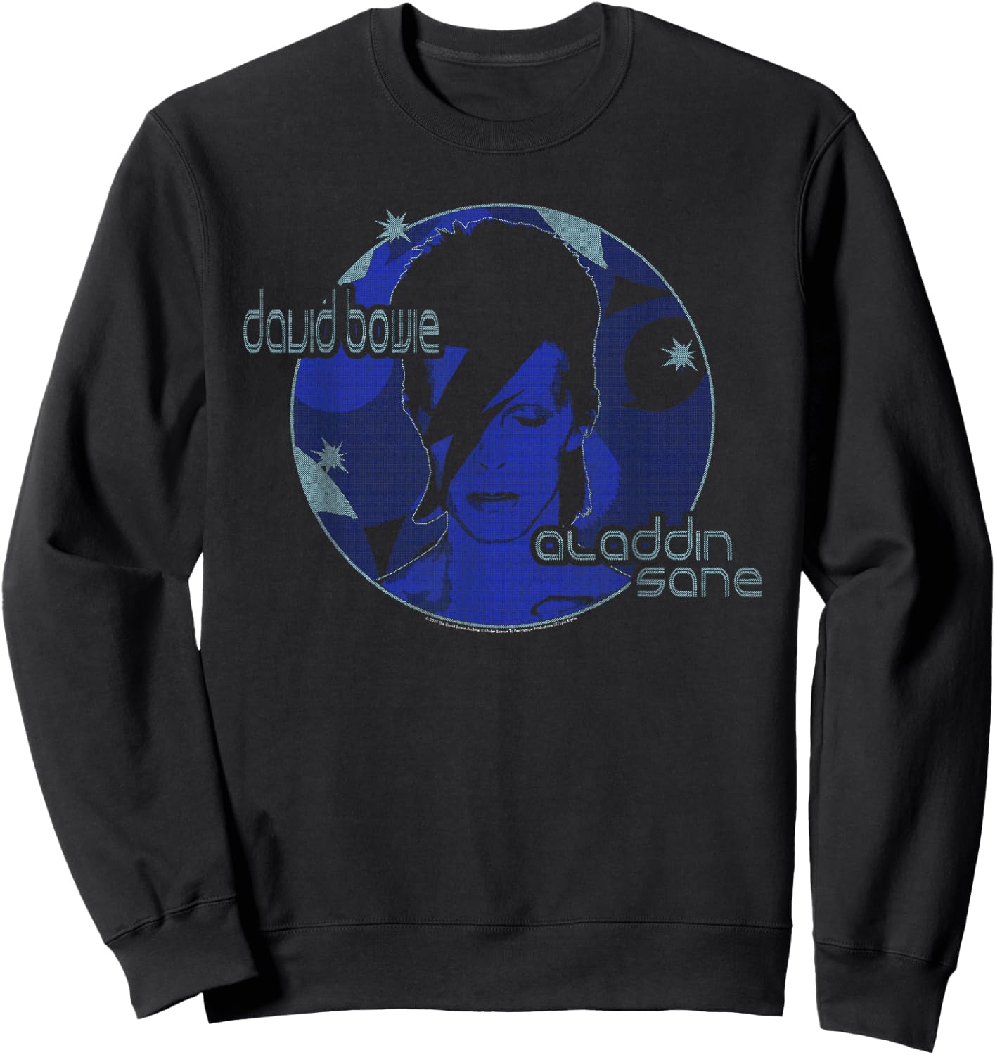 David Bowie - Blue Aladdin Sane Sweatshirt - Sweatshirt | Black