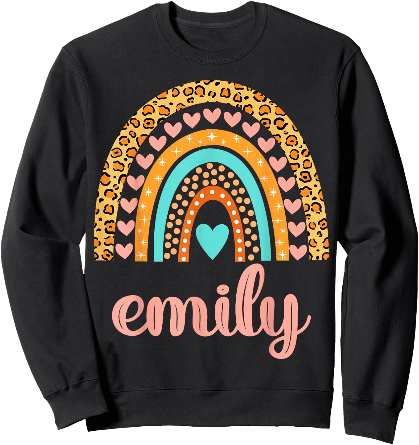 Emily Emily Name Birthday Shirt Gift Sweatshirt - Sweatshirt | Black